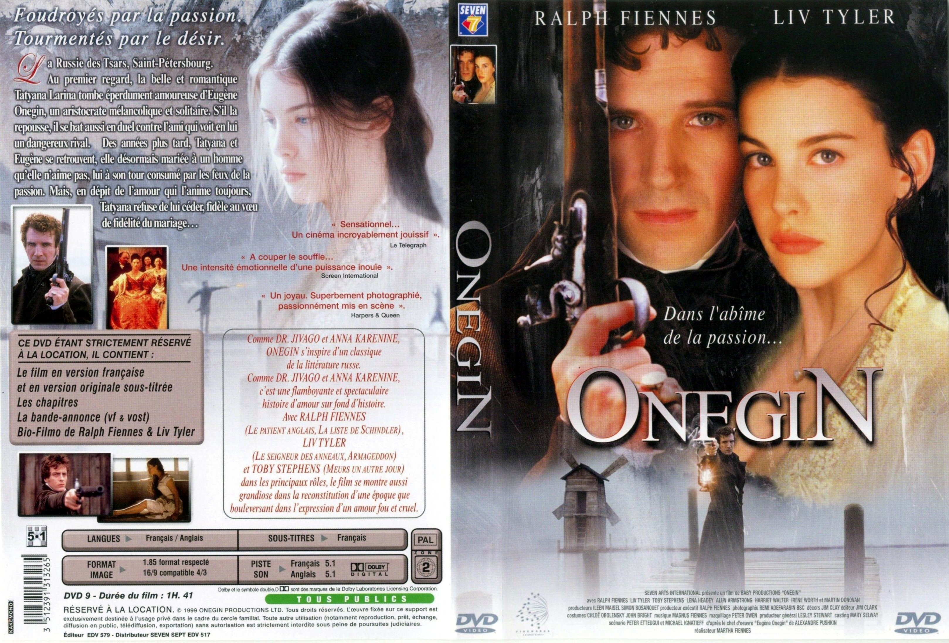Jaquette DVD Onegin