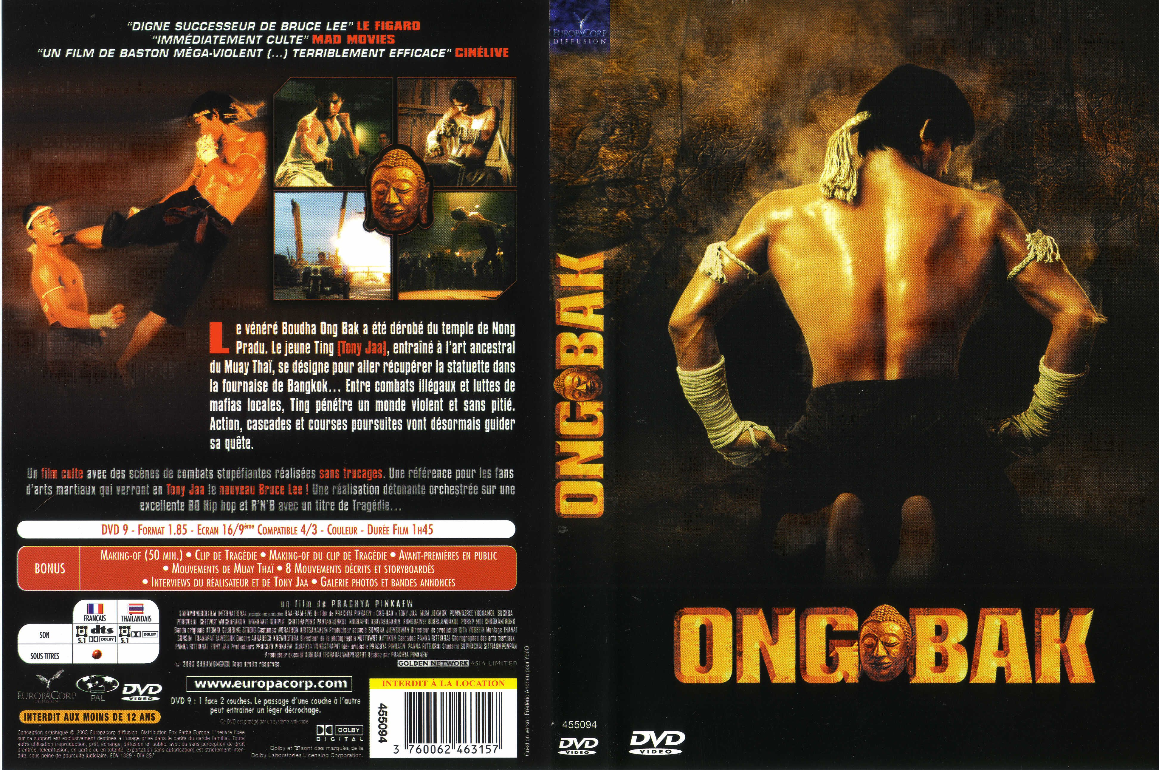 Jaquette DVD Ong-bak