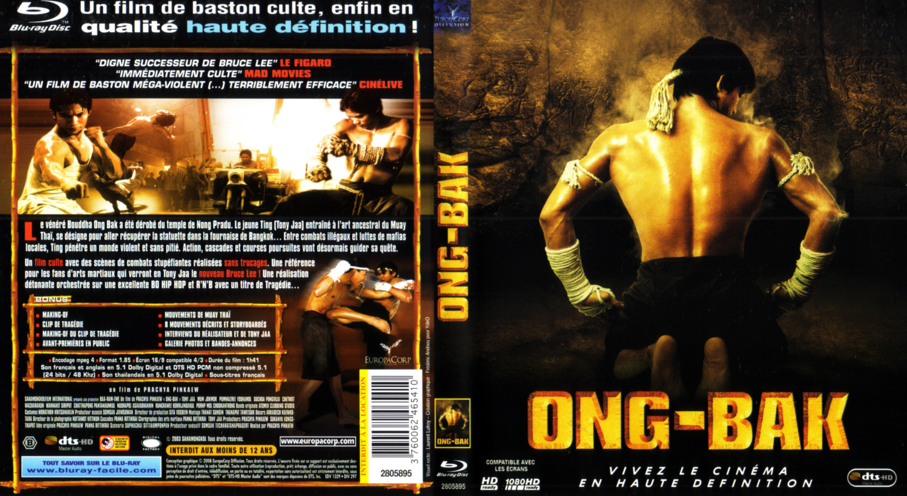 Jaquette DVD Ong-bak (BLU-RAY)