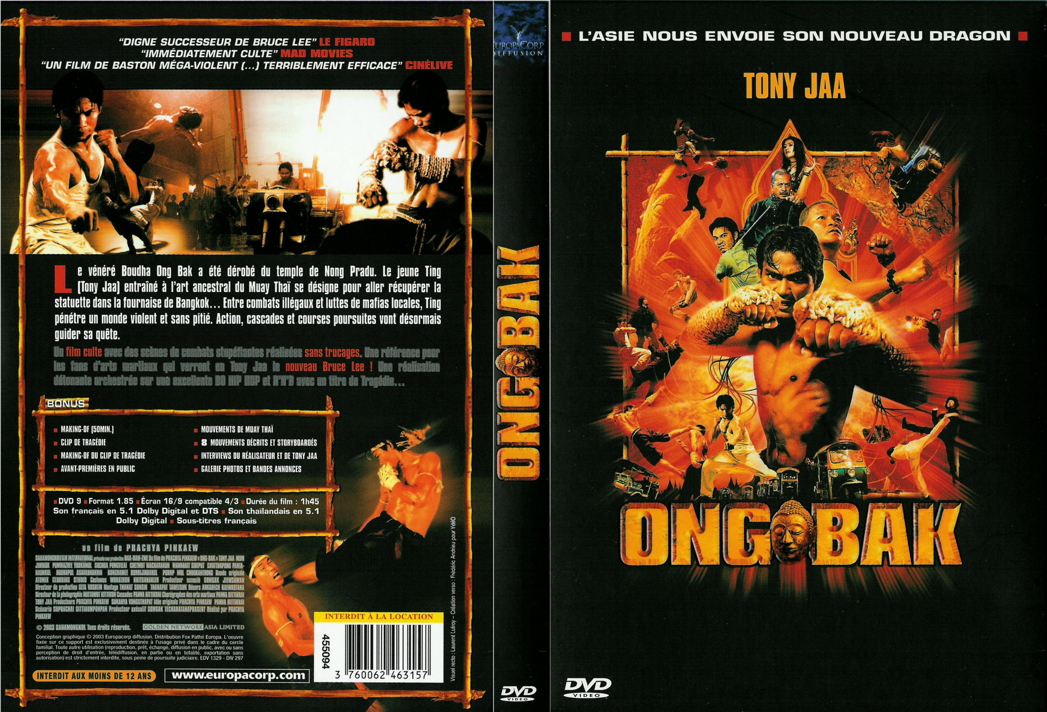 Jaquette DVD Ong-bak v2