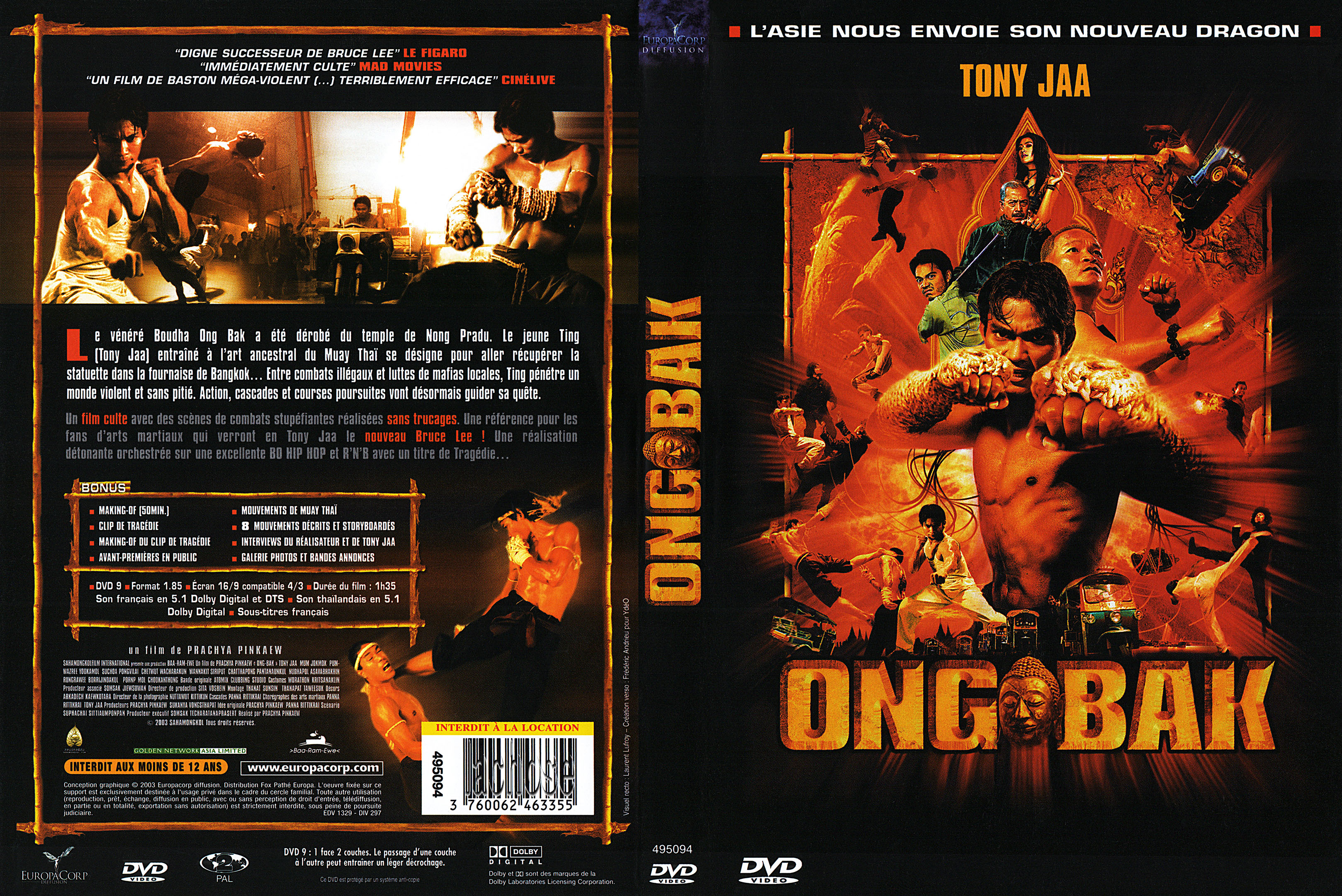 Jaquette DVD Ong-bak v3