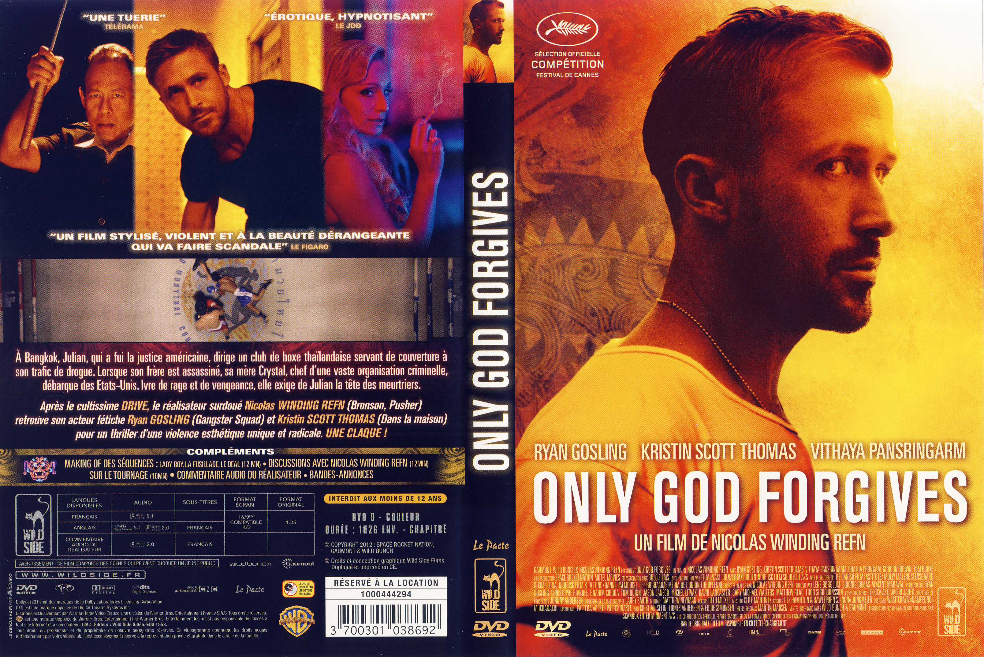 Jaquette DVD Only God Forgives