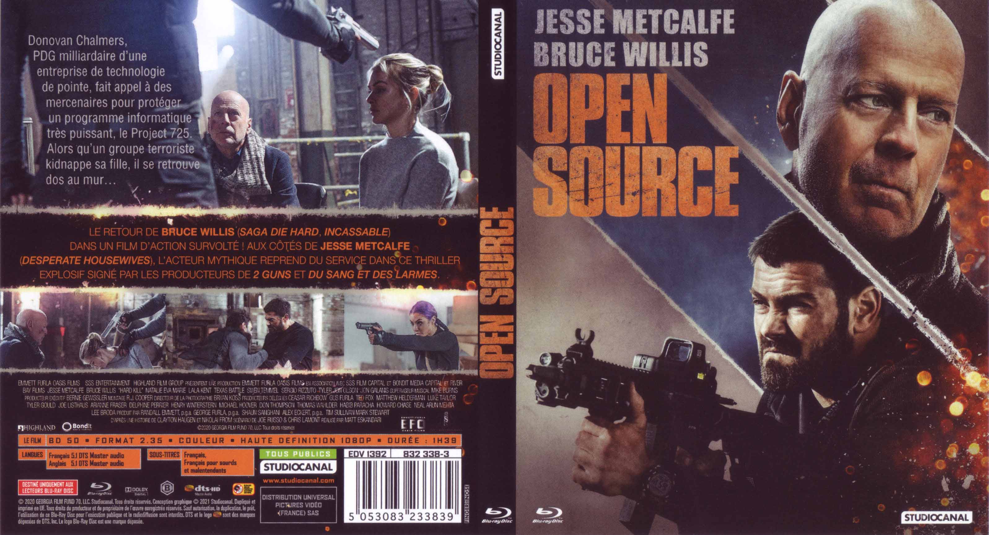 Jaquette DVD Open source (BLU-RAY)
