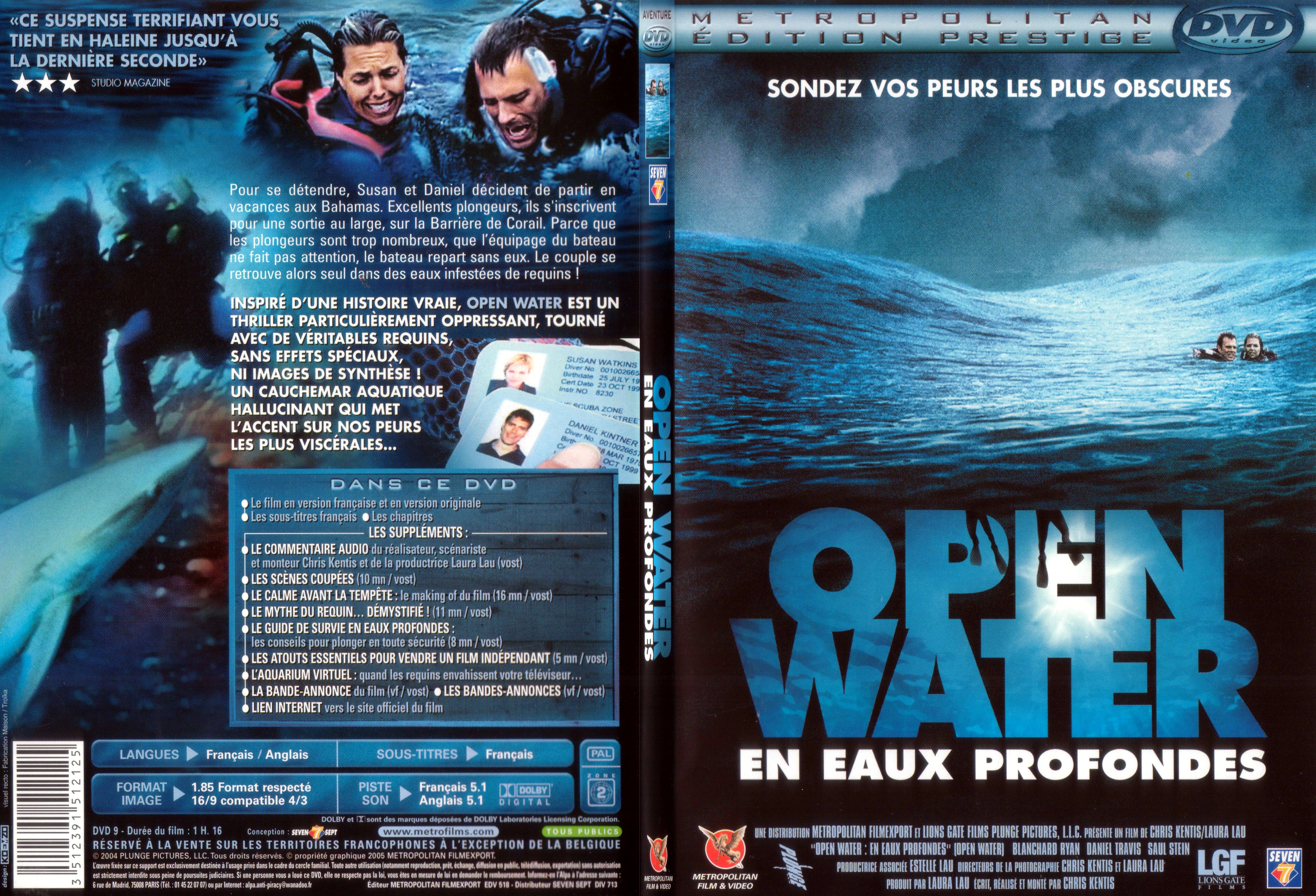 Jaquette DVD Open water - SLIM