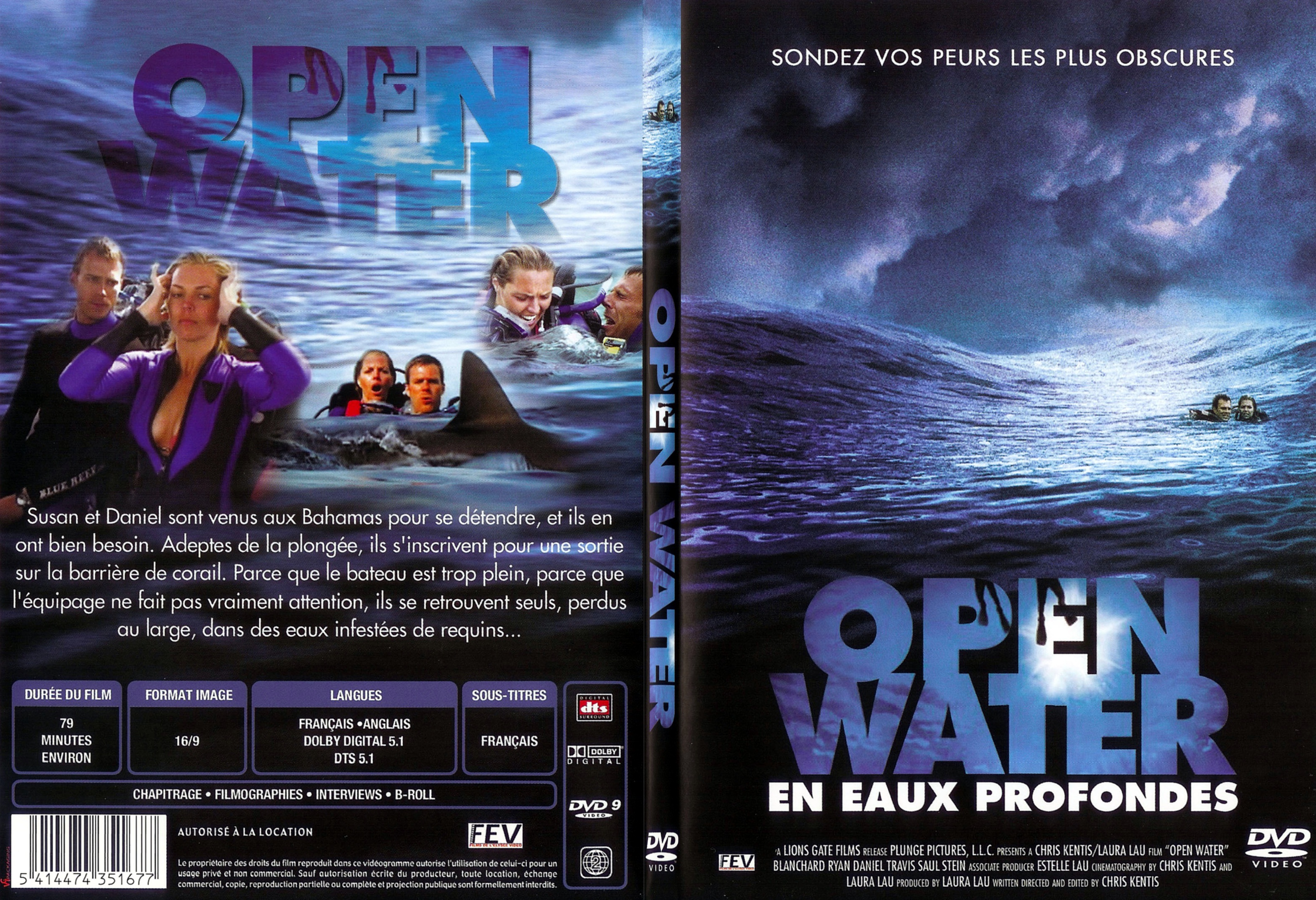 Jaquette DVD Open water - SLIM v3