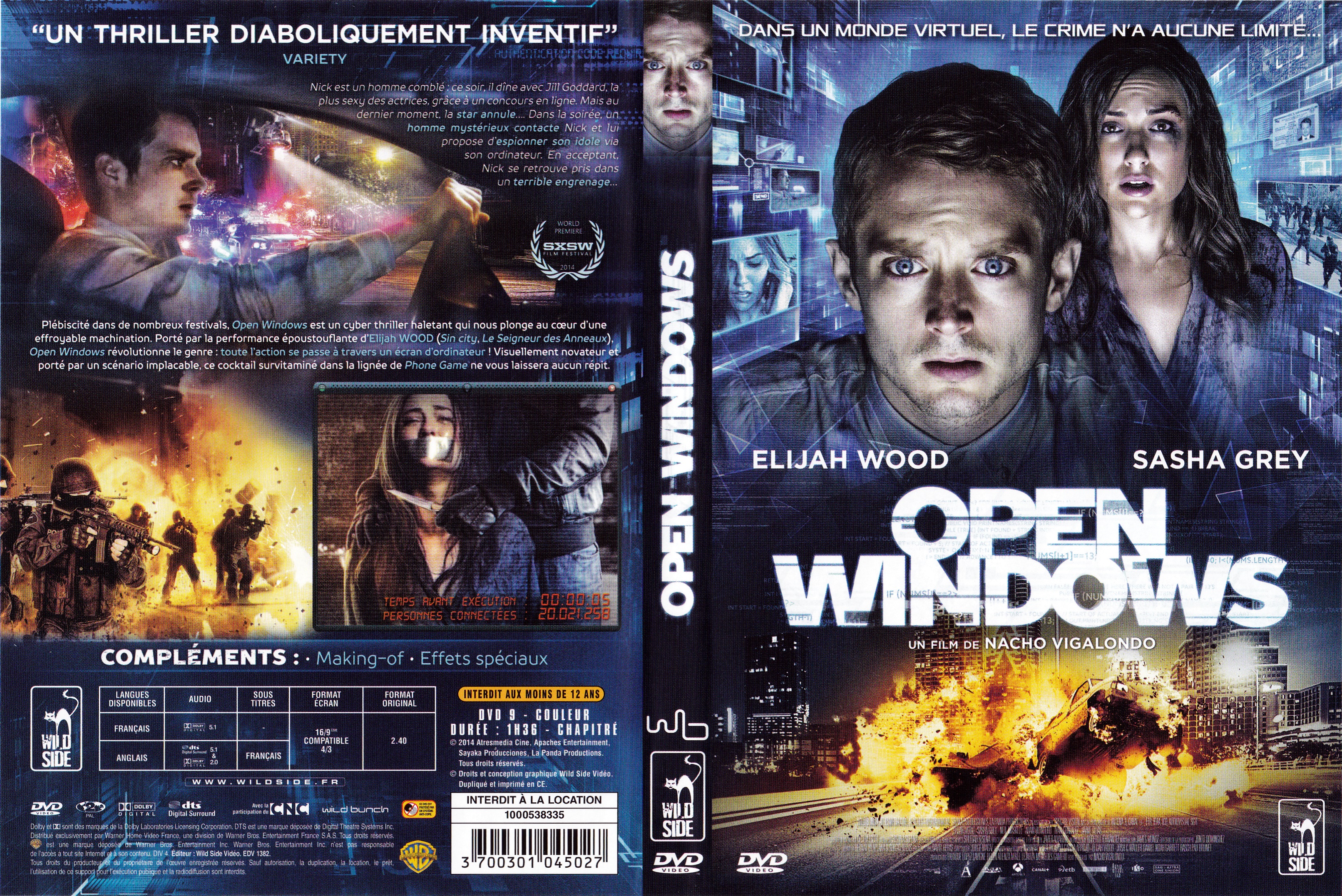 Jaquette DVD Open windows