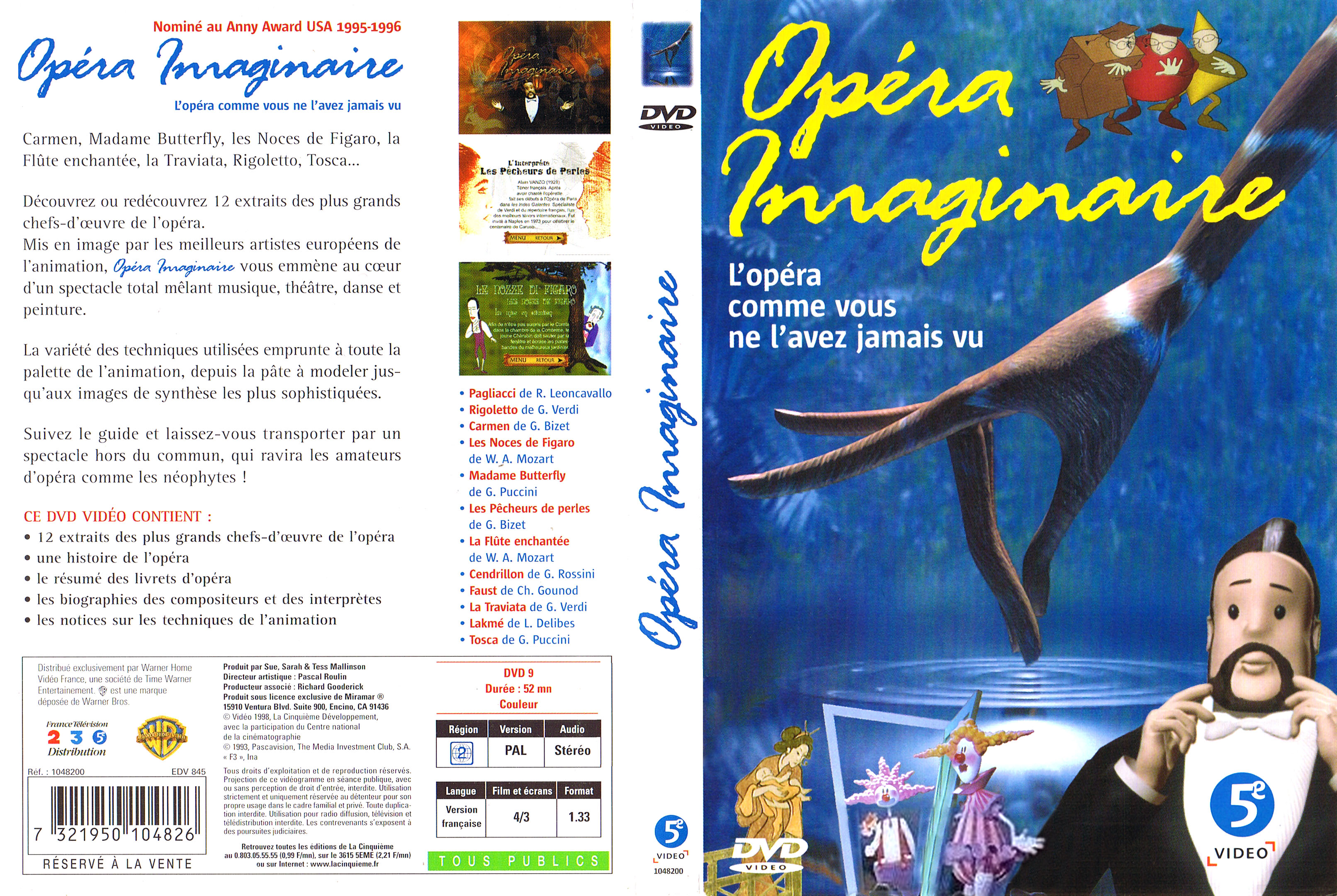 Jaquette DVD Opra imaginaire