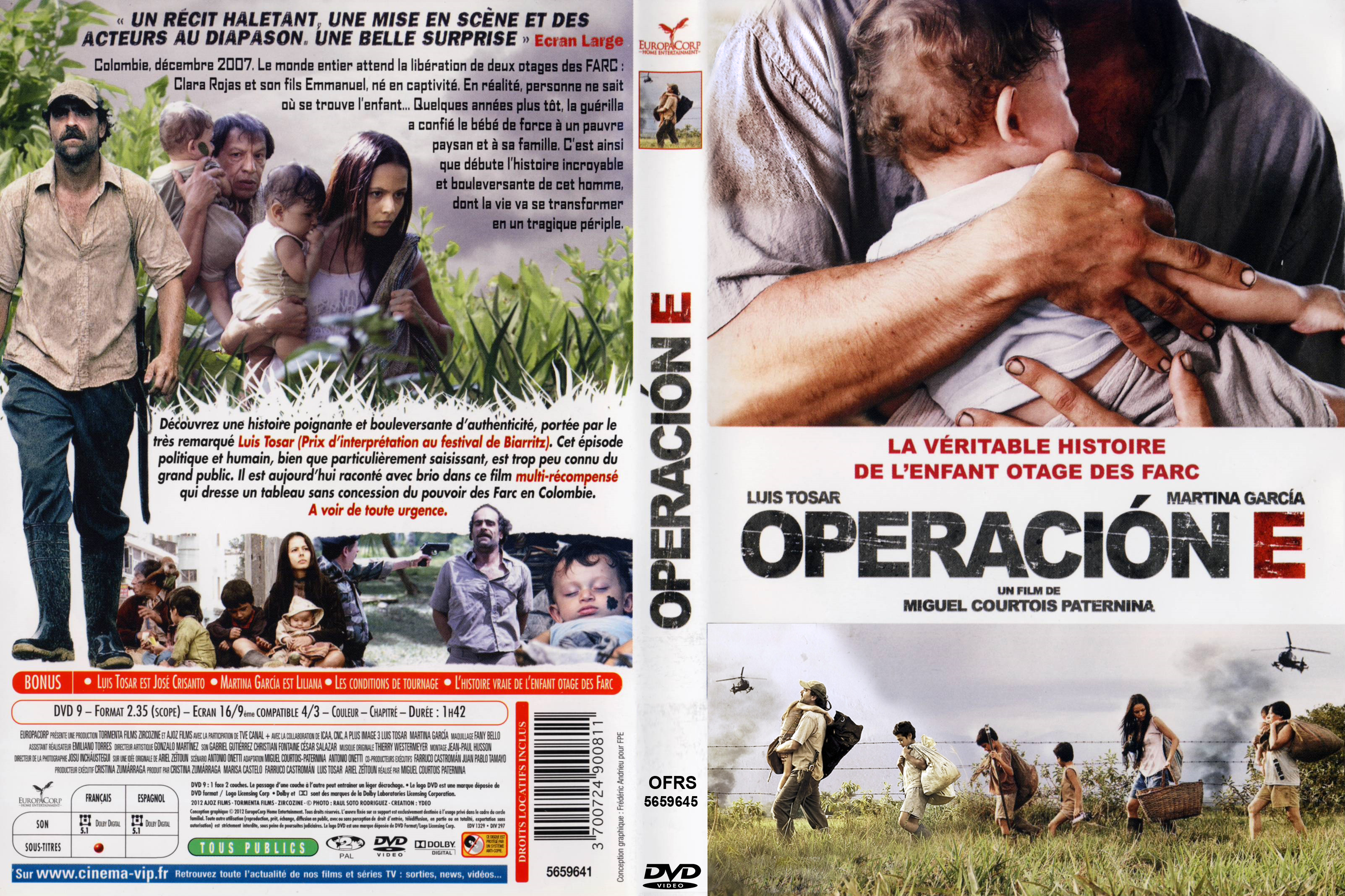 Jaquette DVD Operacion E