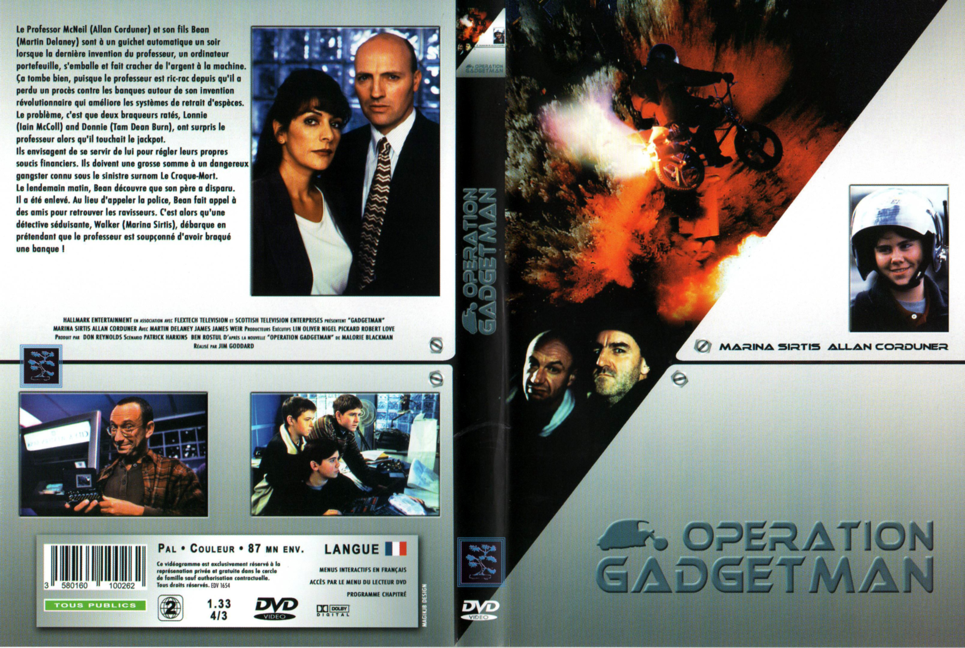 Jaquette DVD Operartion gadgetman