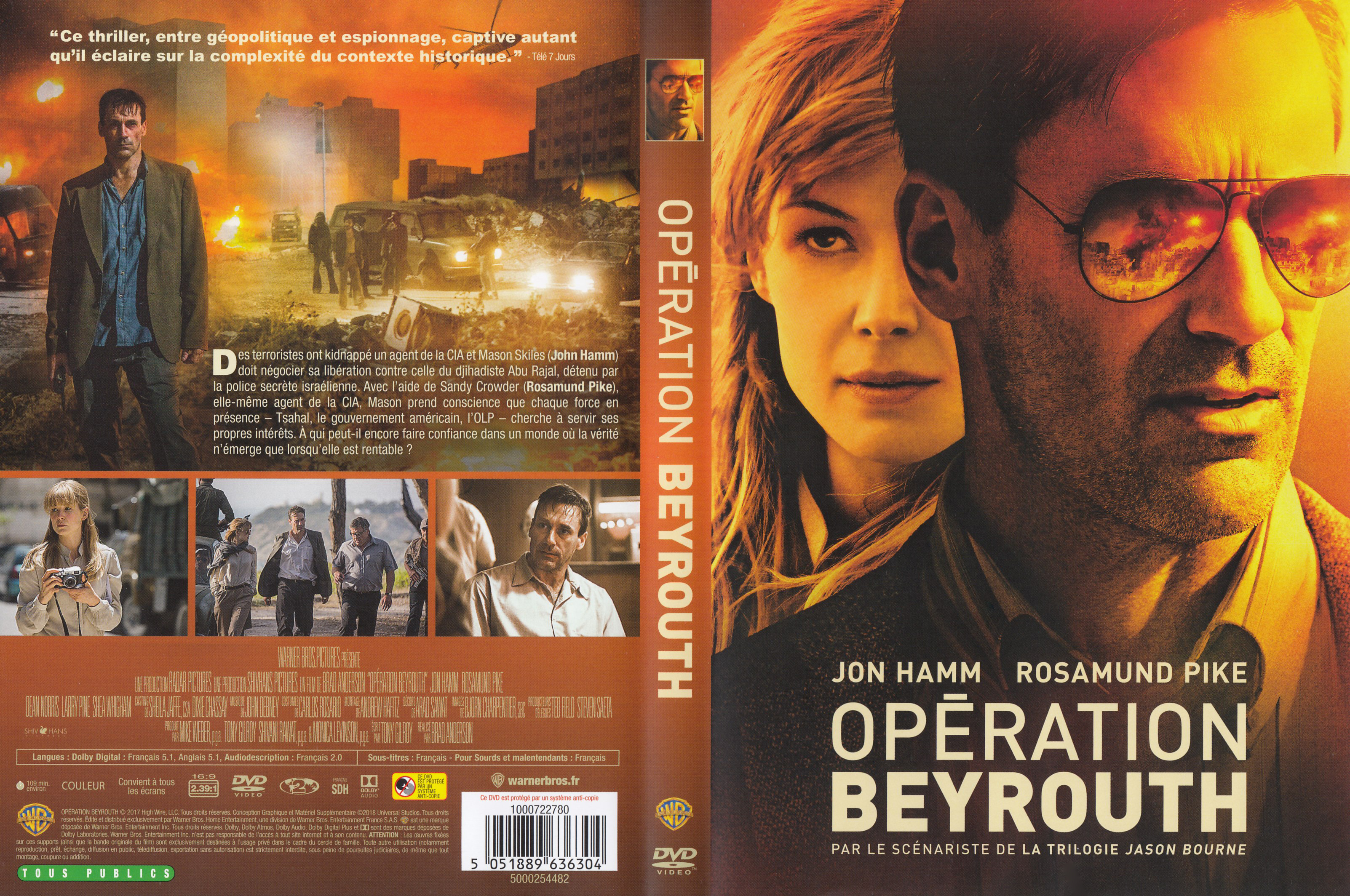 Jaquette DVD Opration Beyrouth