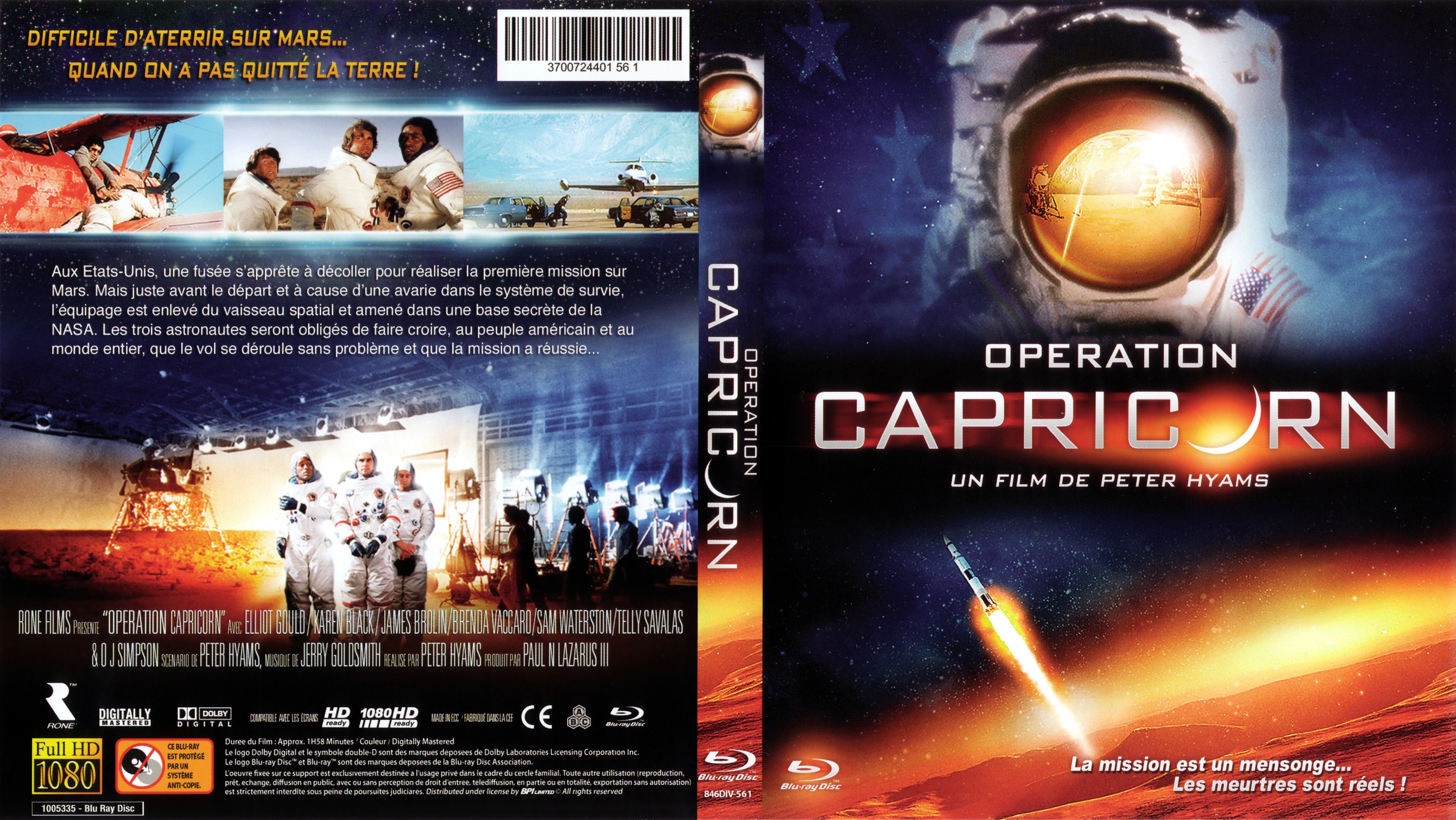 Jaquette DVD Opration Capricorn (BLU-RAY)