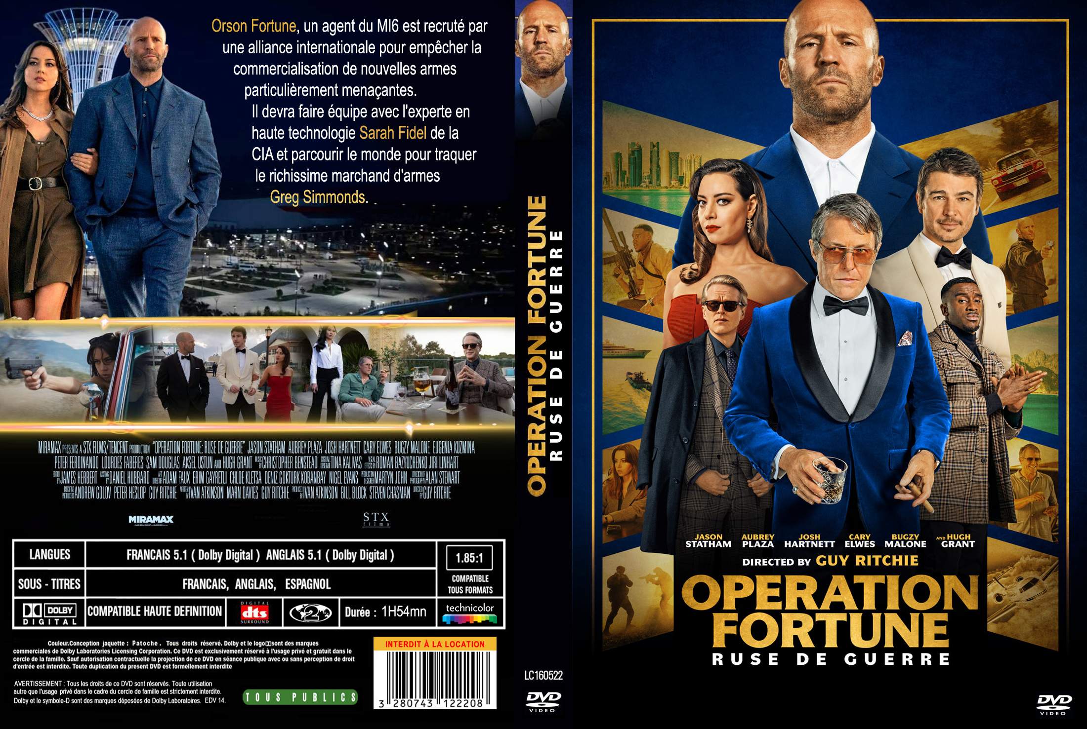 Jaquette DVD Operation Fortune: Ruse de guerre custom