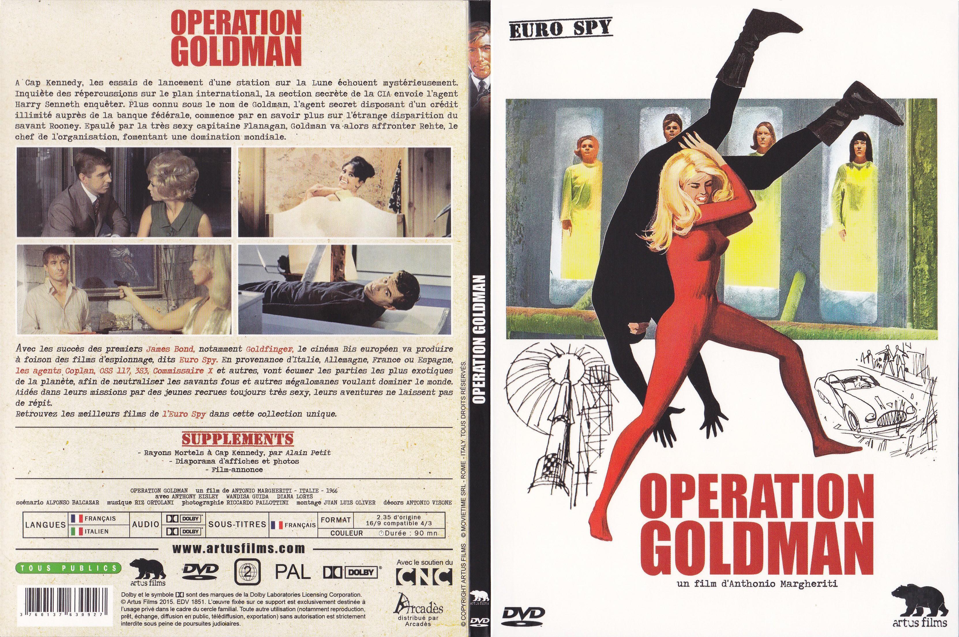 Jaquette DVD Opration Goldman