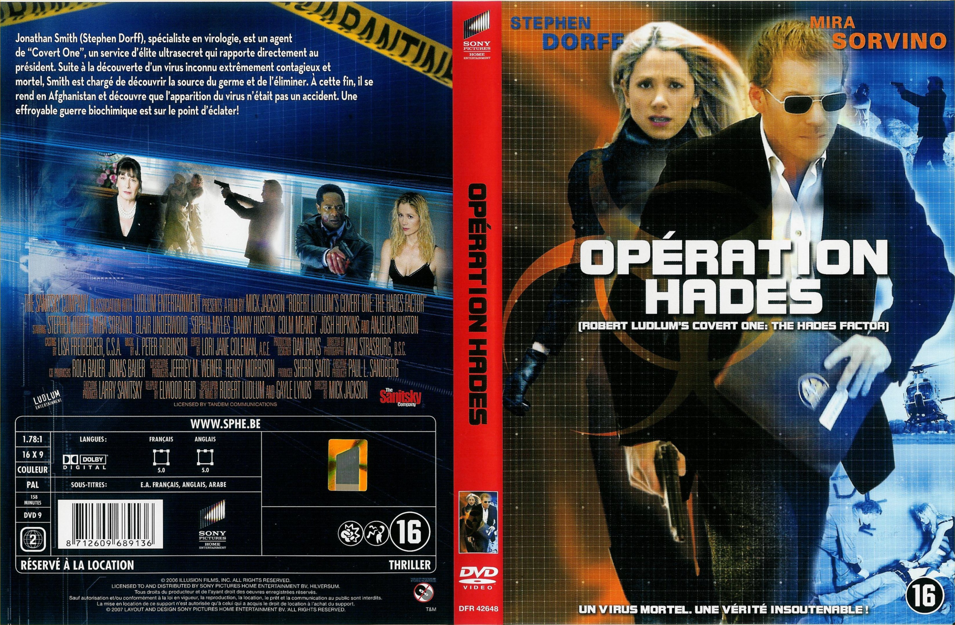 Jaquette DVD Opration Hades v2