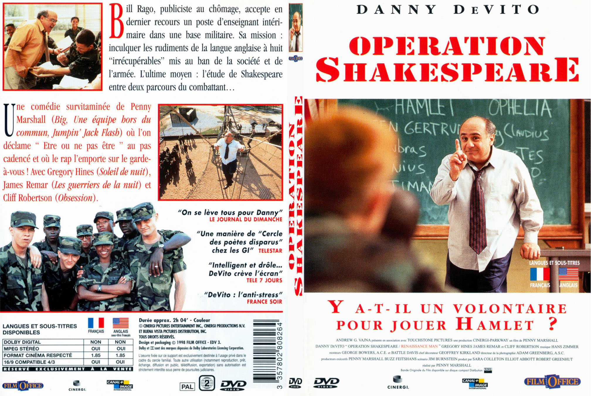 Jaquette DVD Operation Shakespeare - SLIM