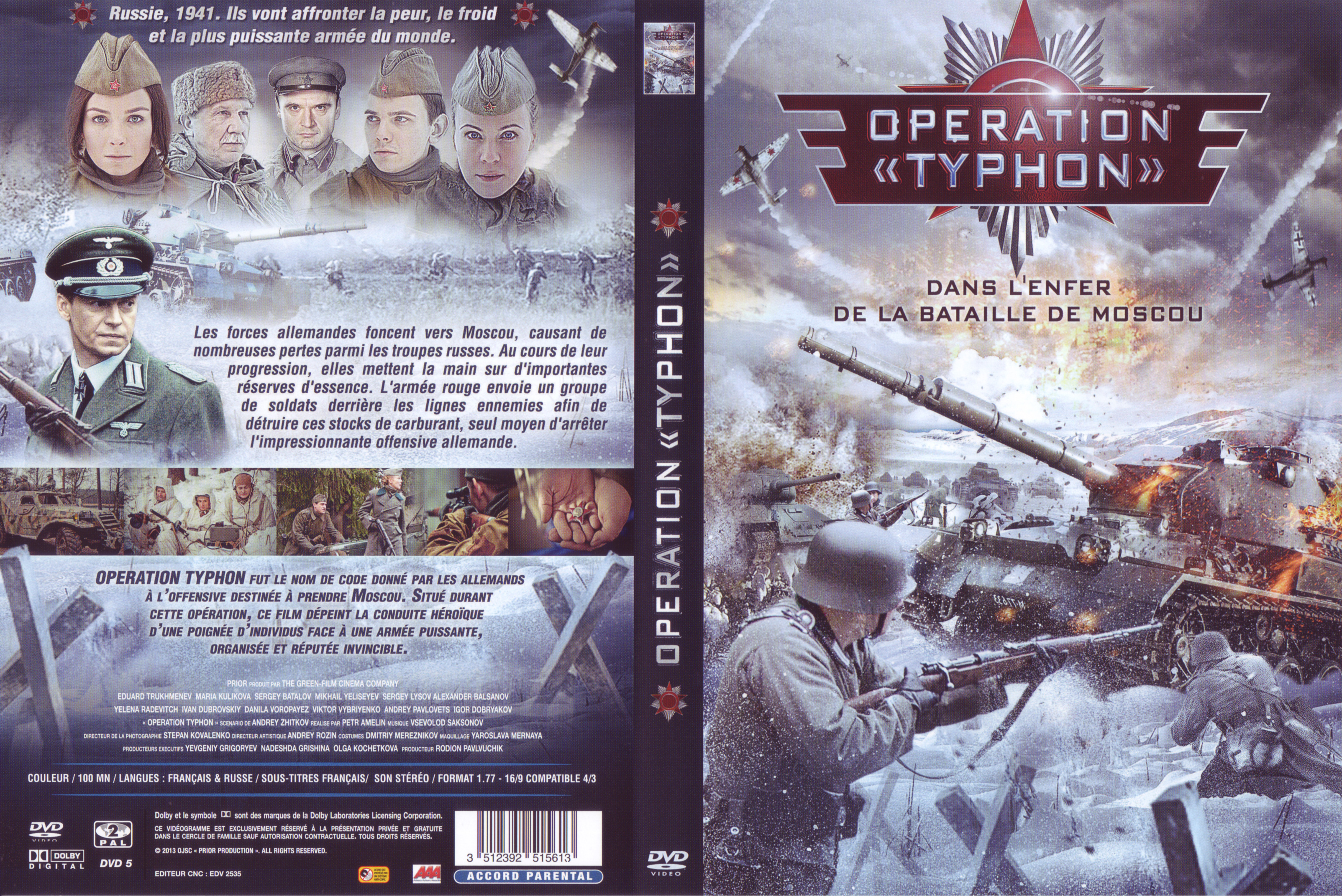 Jaquette DVD Opration Typhon