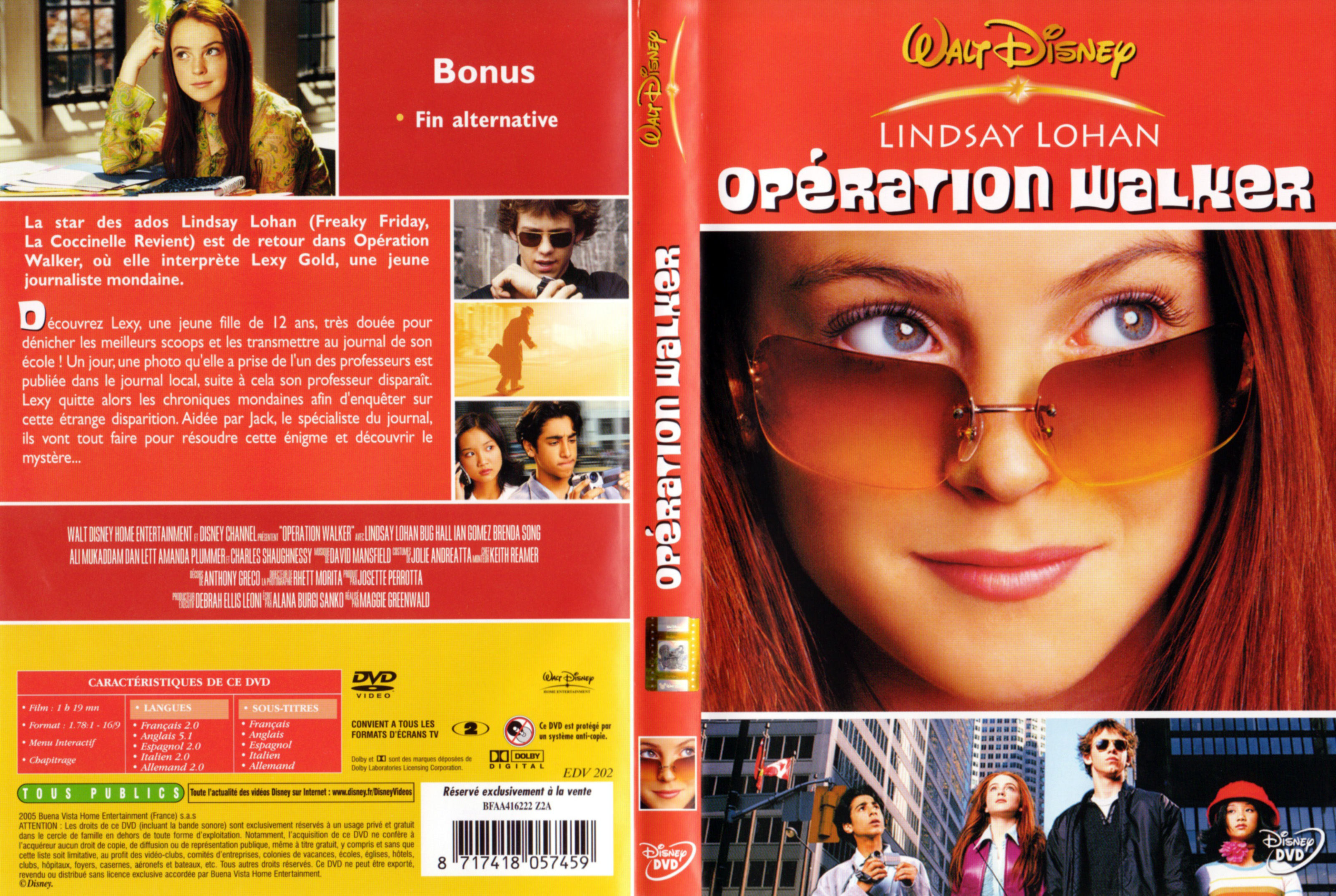 Jaquette DVD Opration Walker