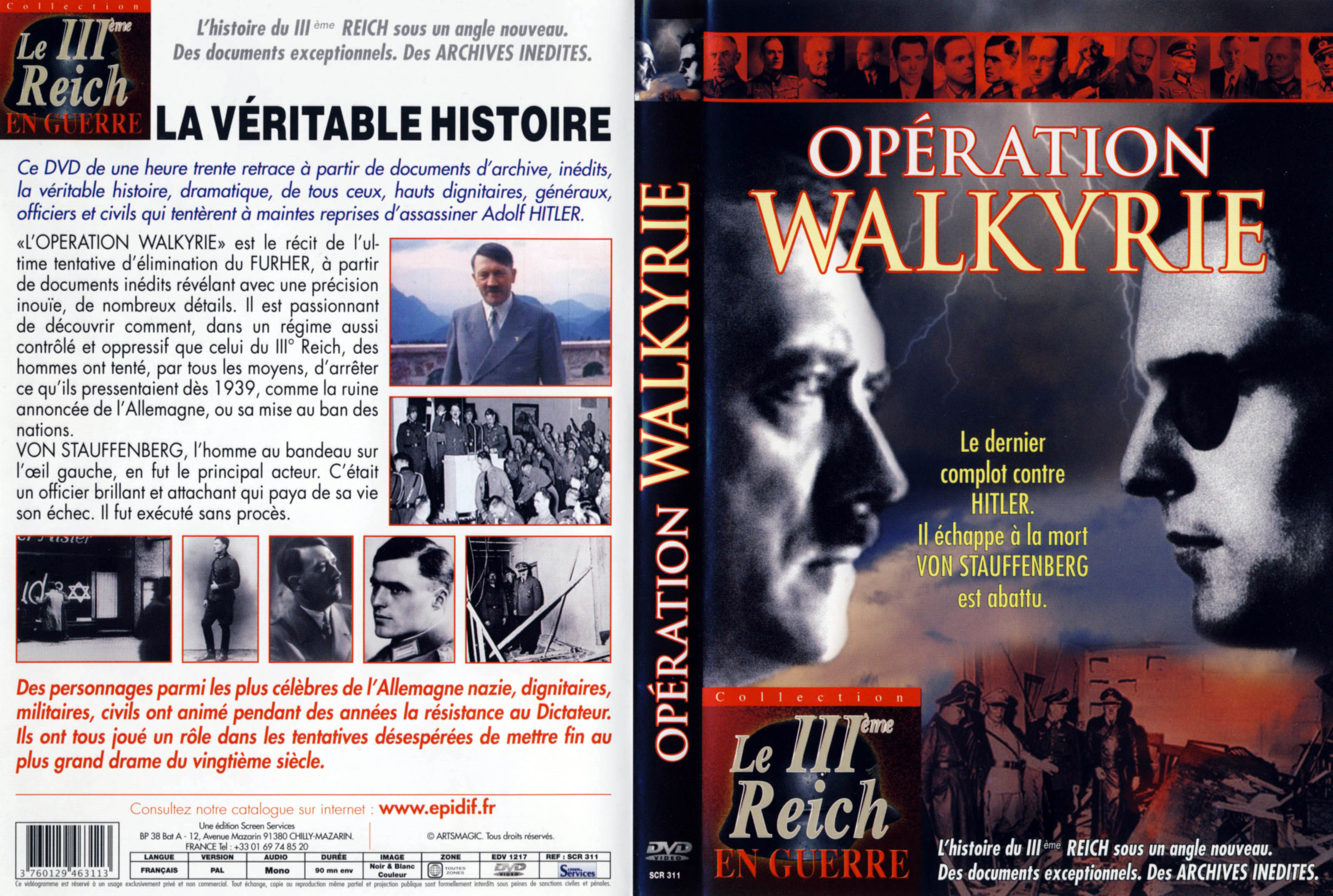 Jaquette DVD Operation Walkyrie (Documentaire)