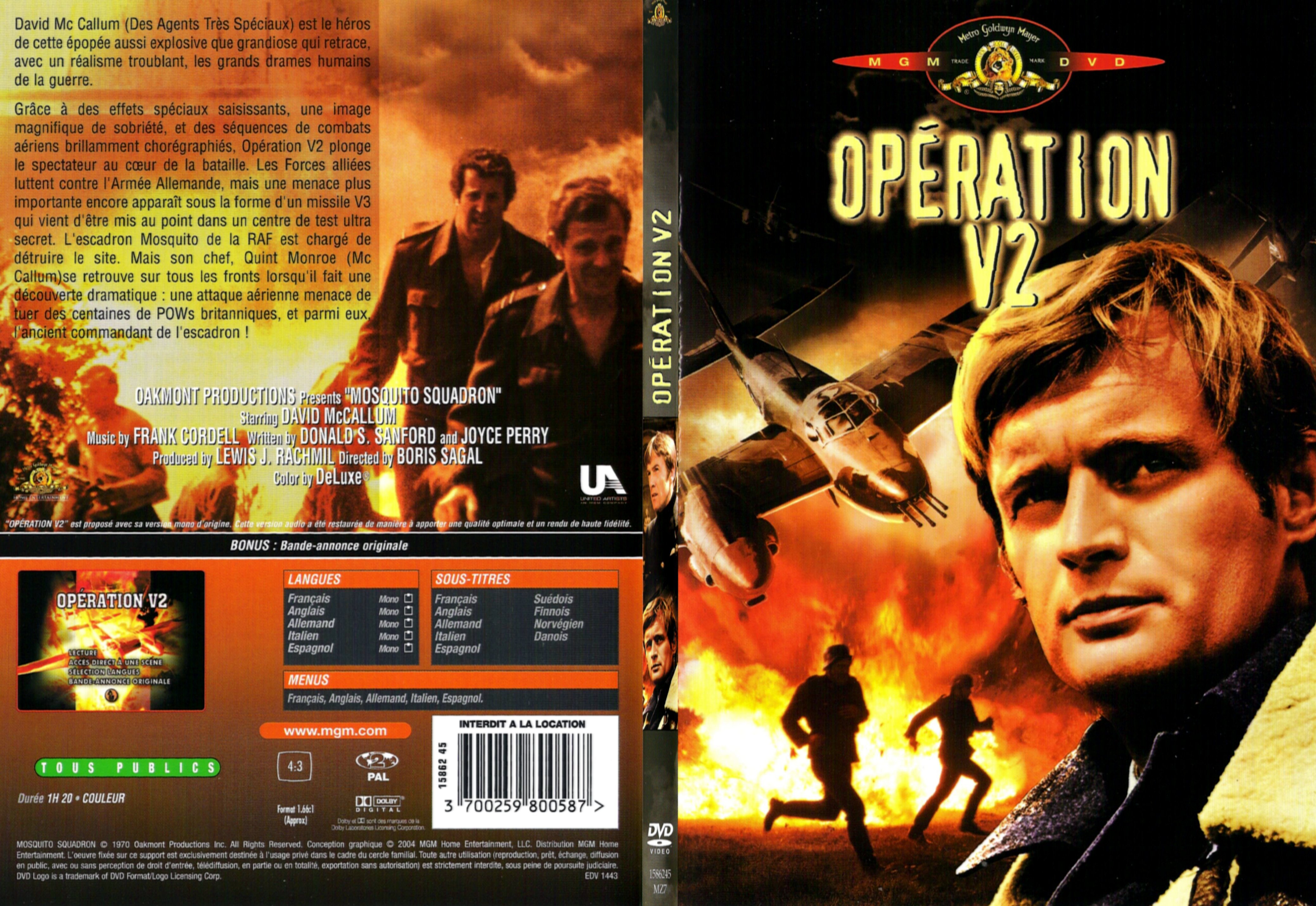 Jaquette DVD Operation - SLIM