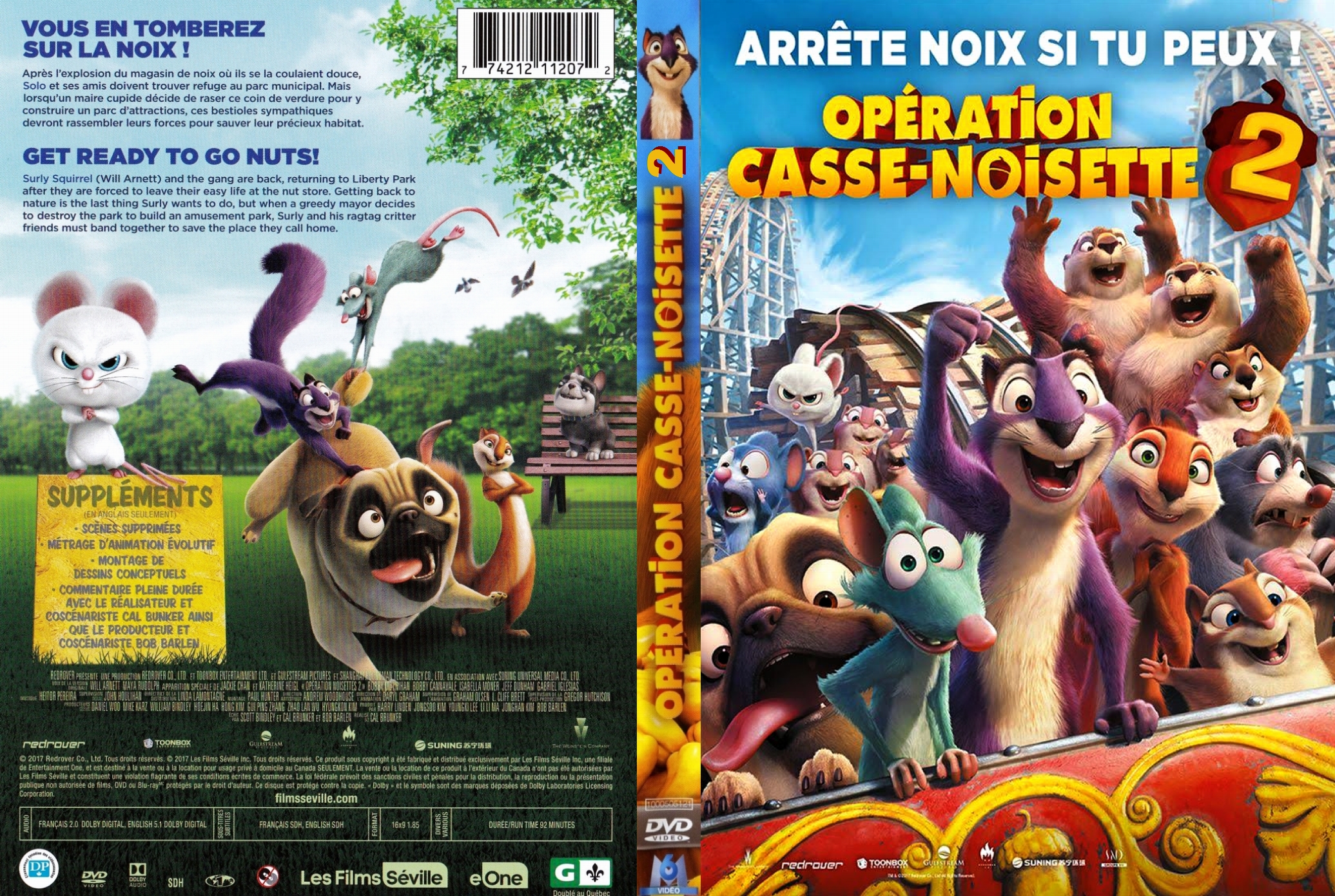 Jaquette DVD Opration casse-noisette 2 (Canadienne)