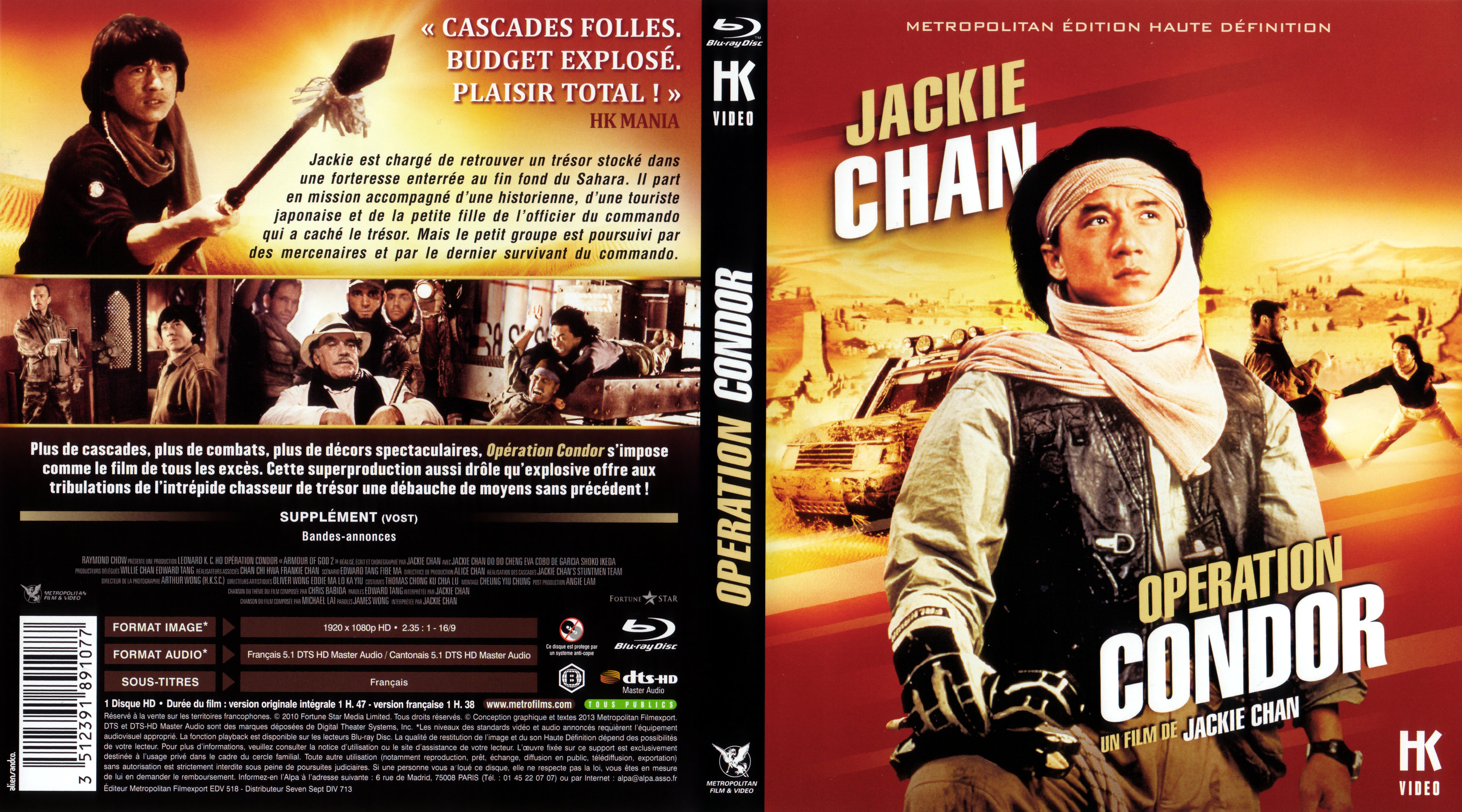 Jaquette DVD Operation condor (BLU-RAY)
