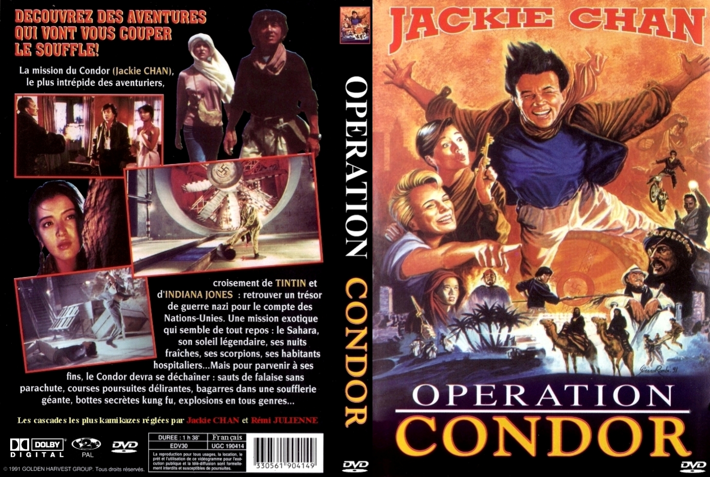 Jaquette DVD Operation condor custom
