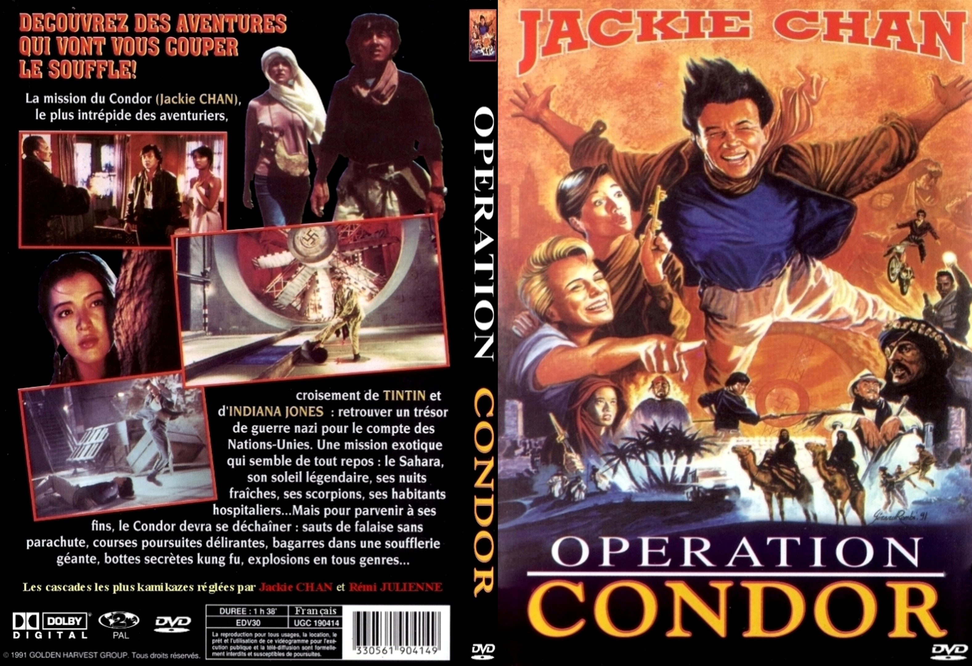 Jaquette DVD Operation condor custom - SLIM