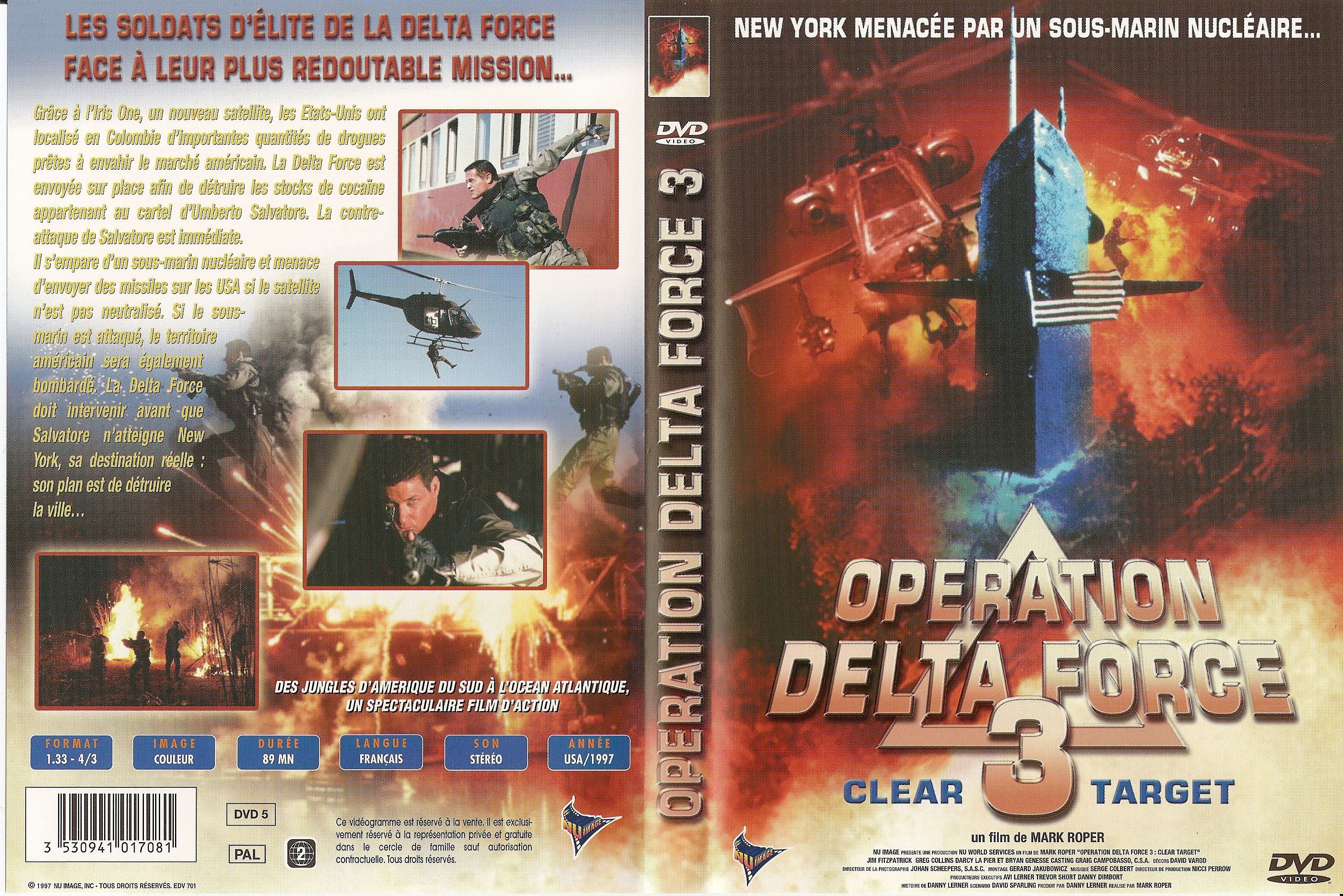Jaquette DVD Operation delta force 3