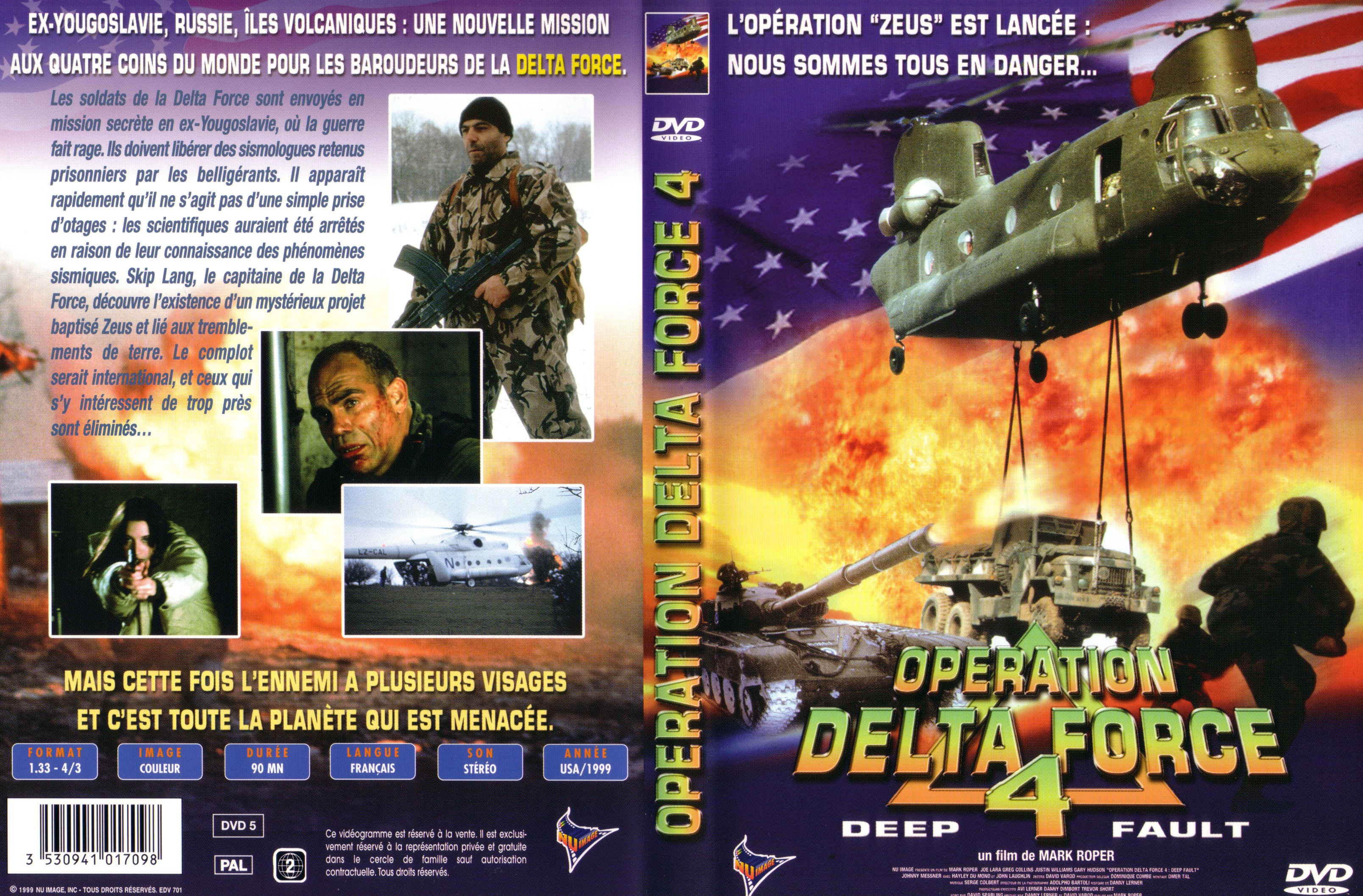 Jaquette DVD Operation delta force 4