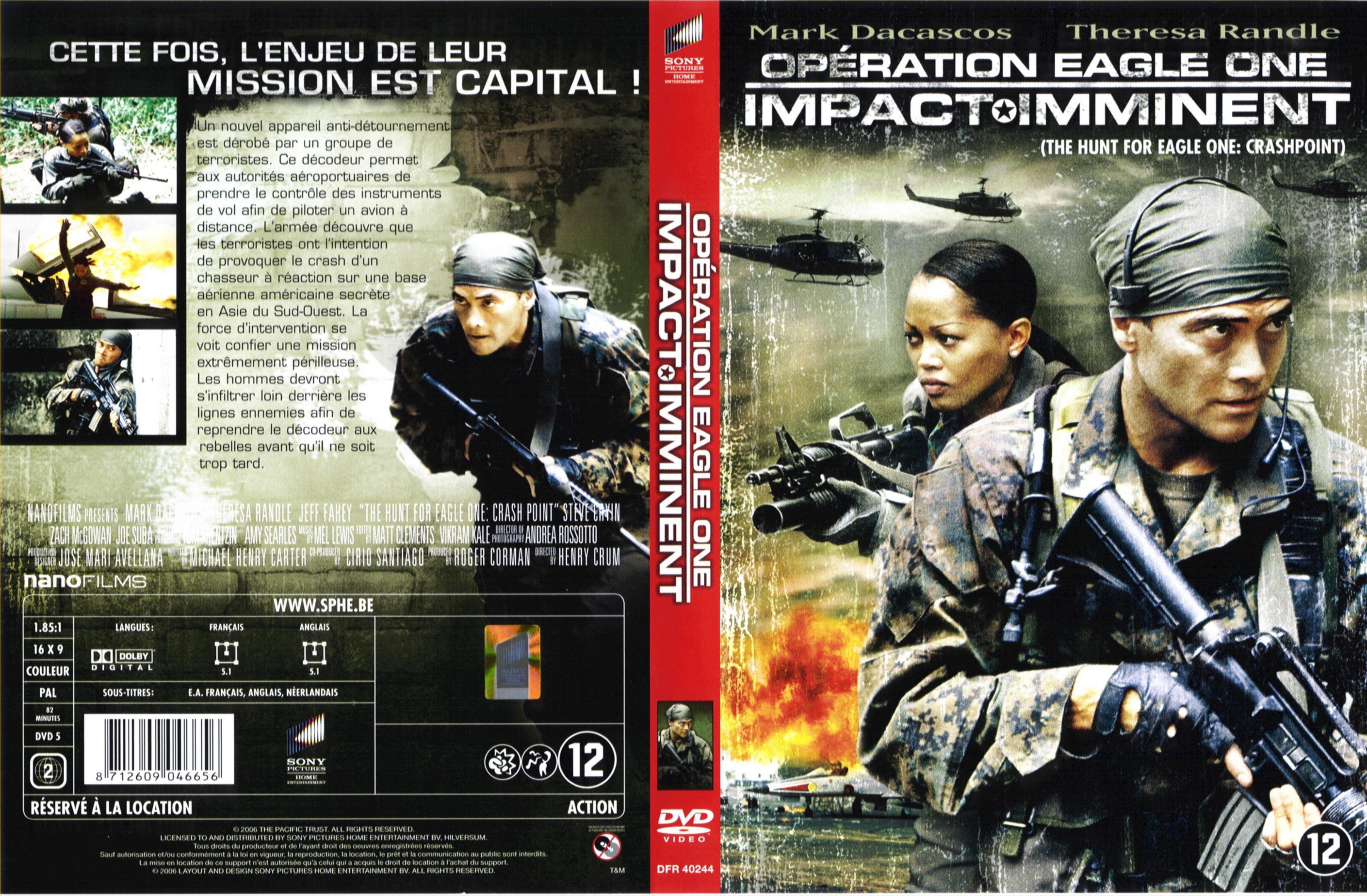 Jaquette DVD Operation eagle one - impact imminent