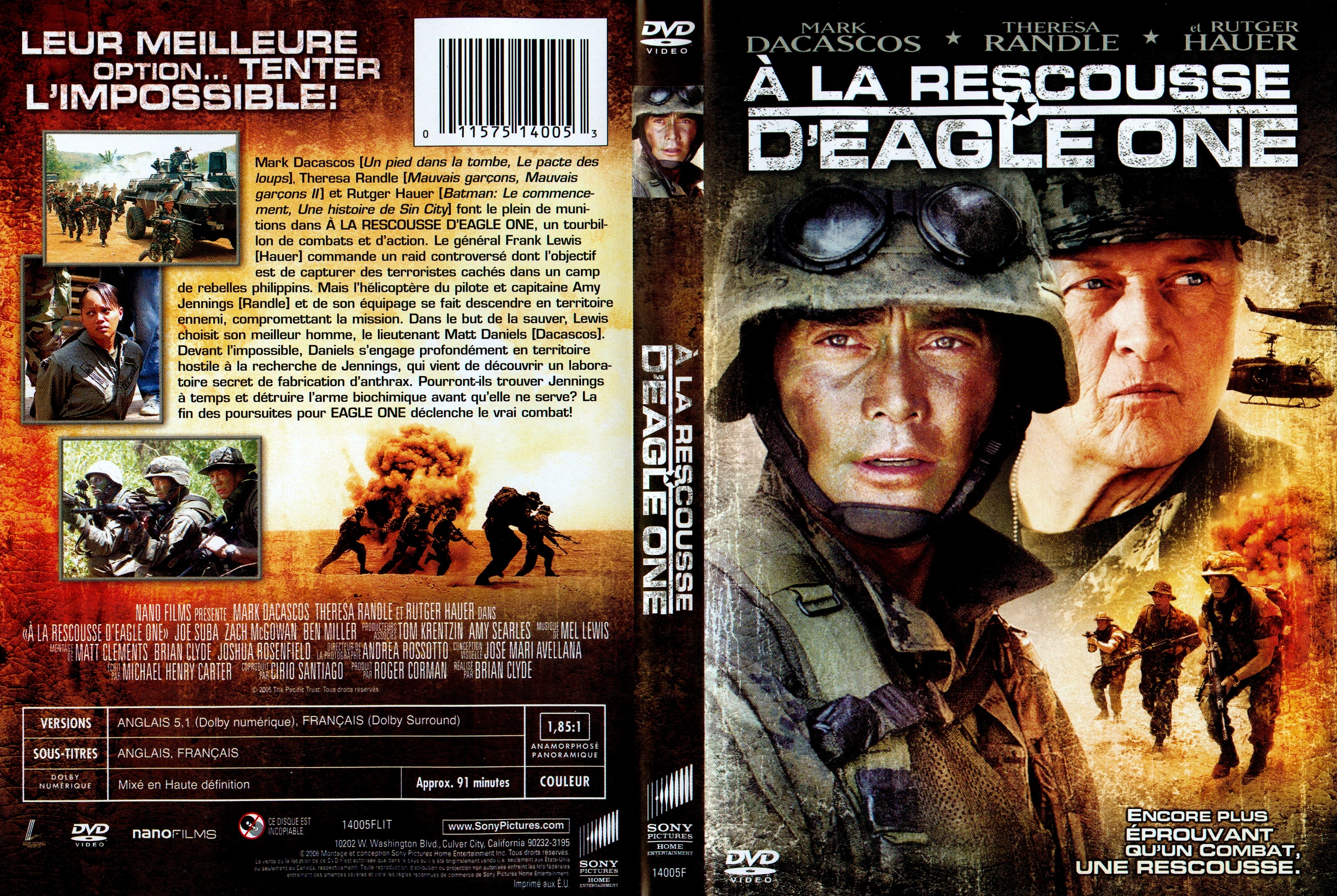 Jaquette DVD Operation eagle one v2