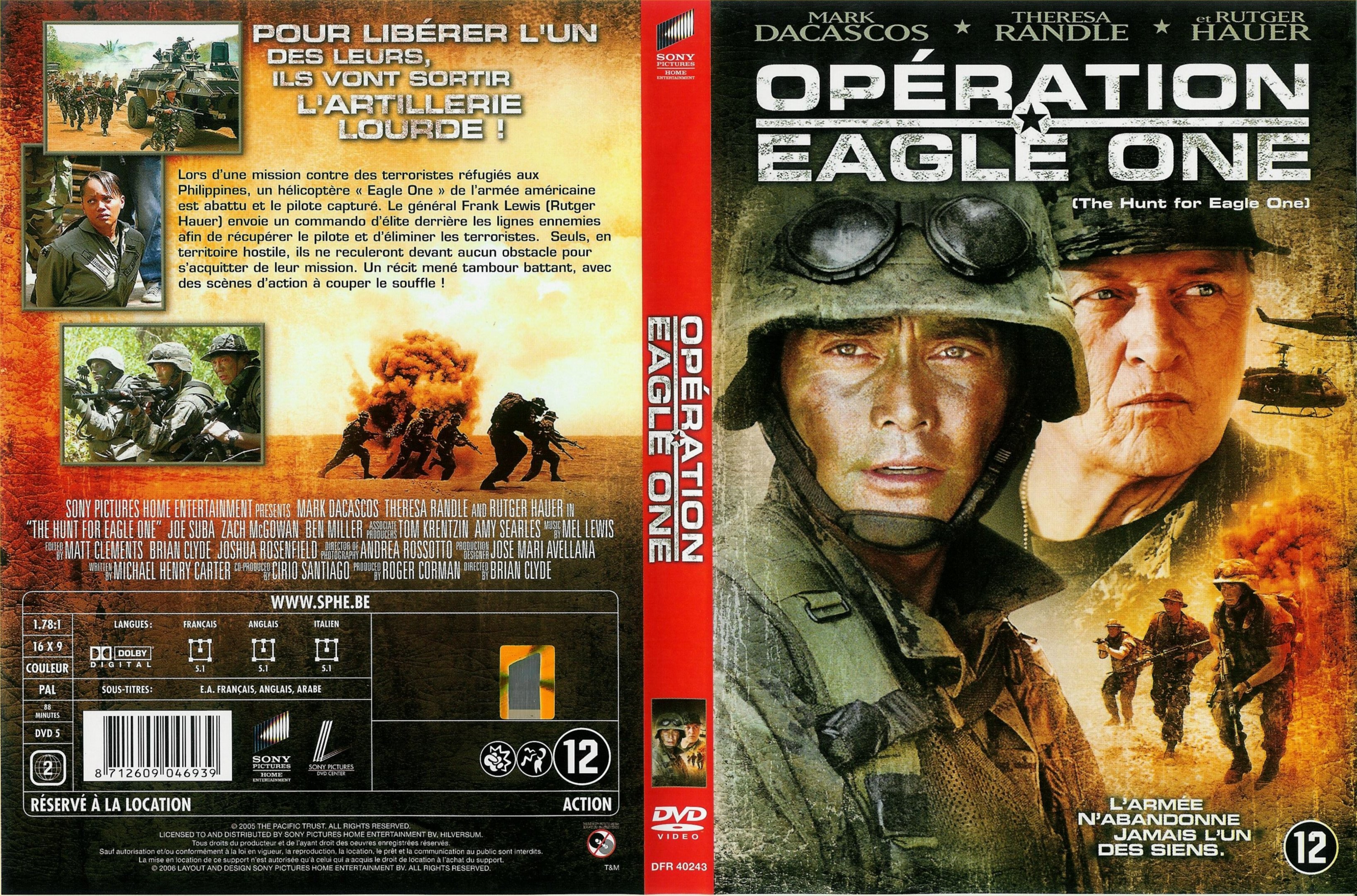 Jaquette DVD Operation eagle one v3