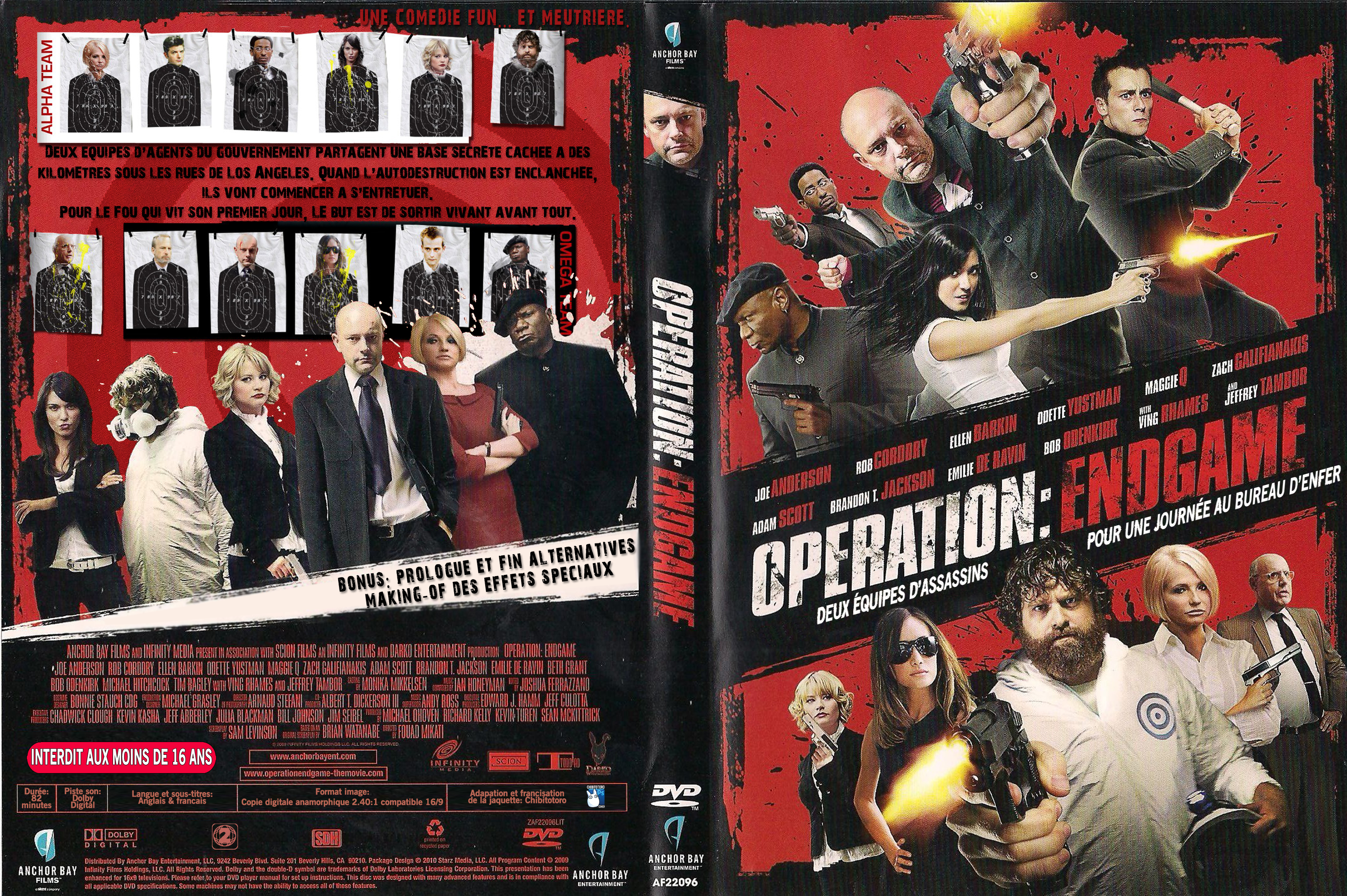 Jaquette DVD Operation endgame custom