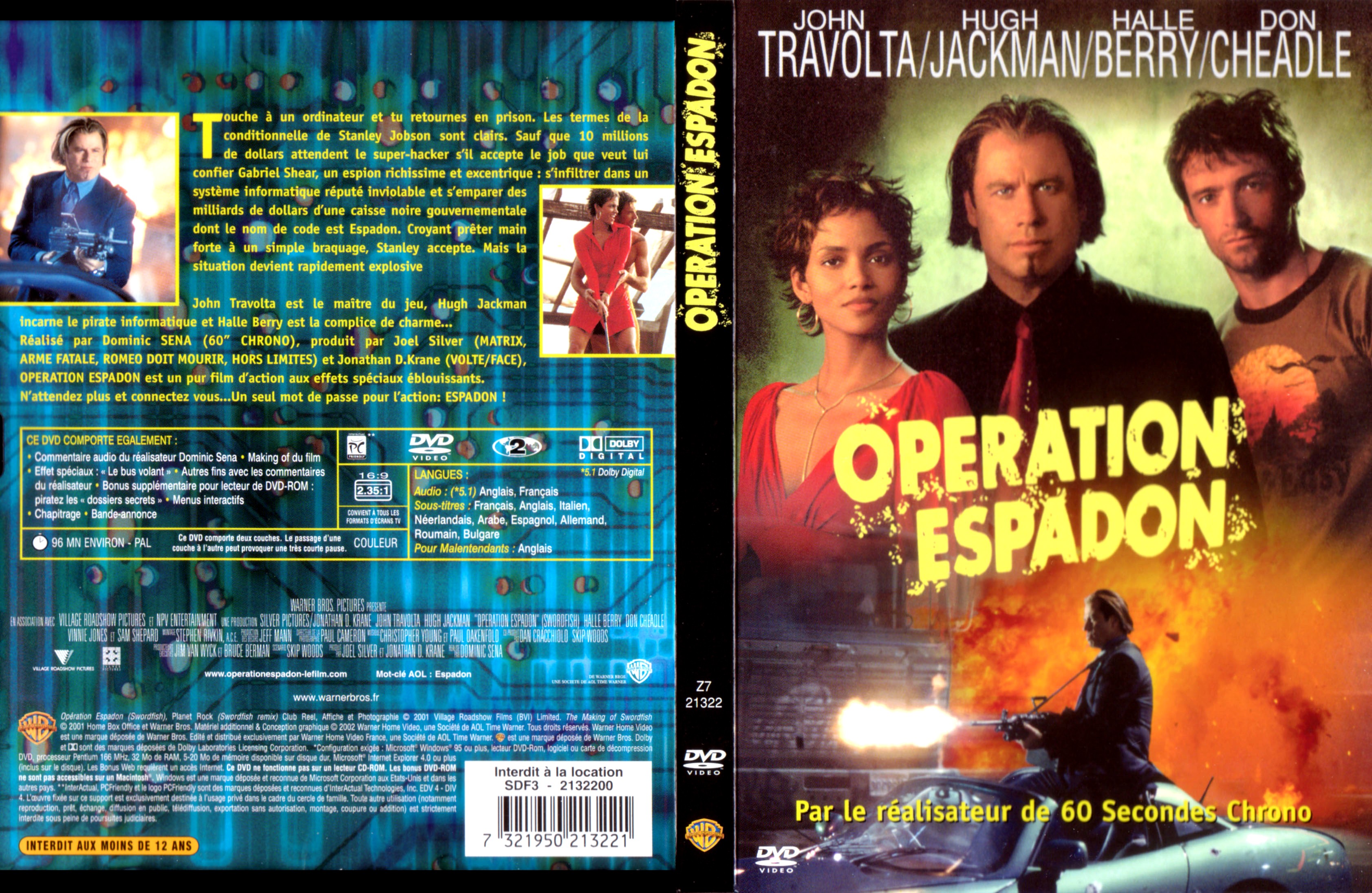 Jaquette DVD Operation espadon v2