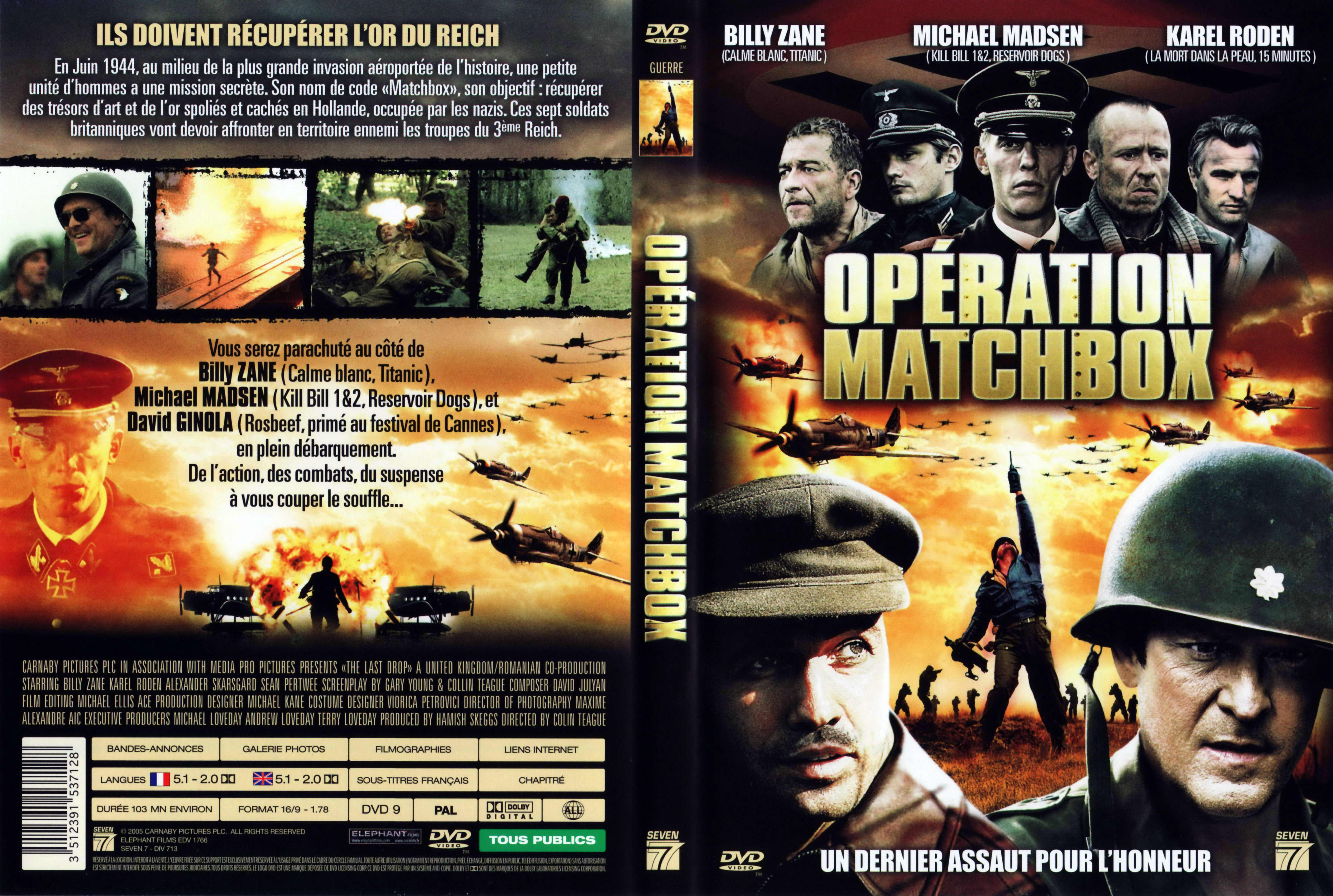 Jaquette DVD Operation matchbox