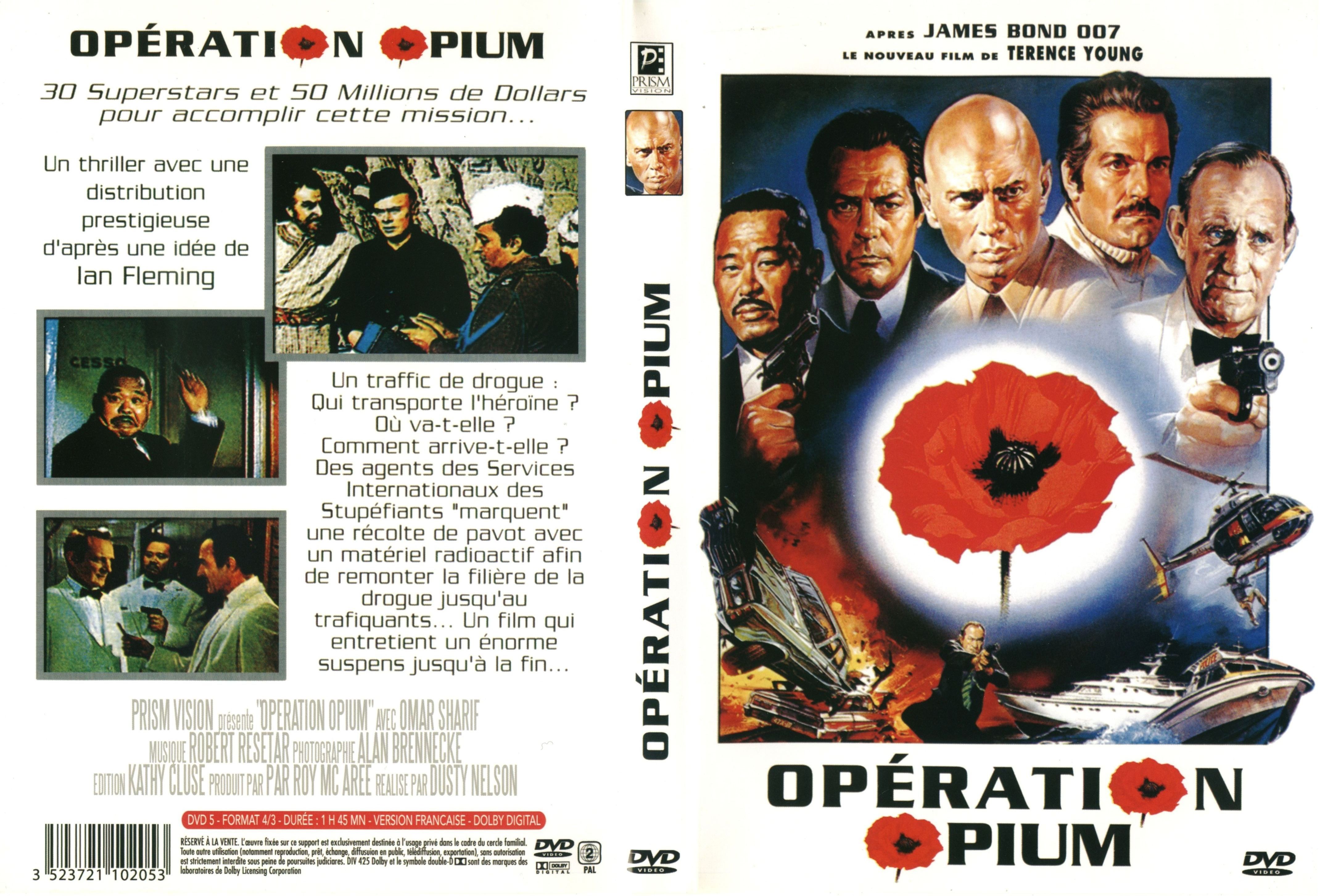 Jaquette DVD Opration opium