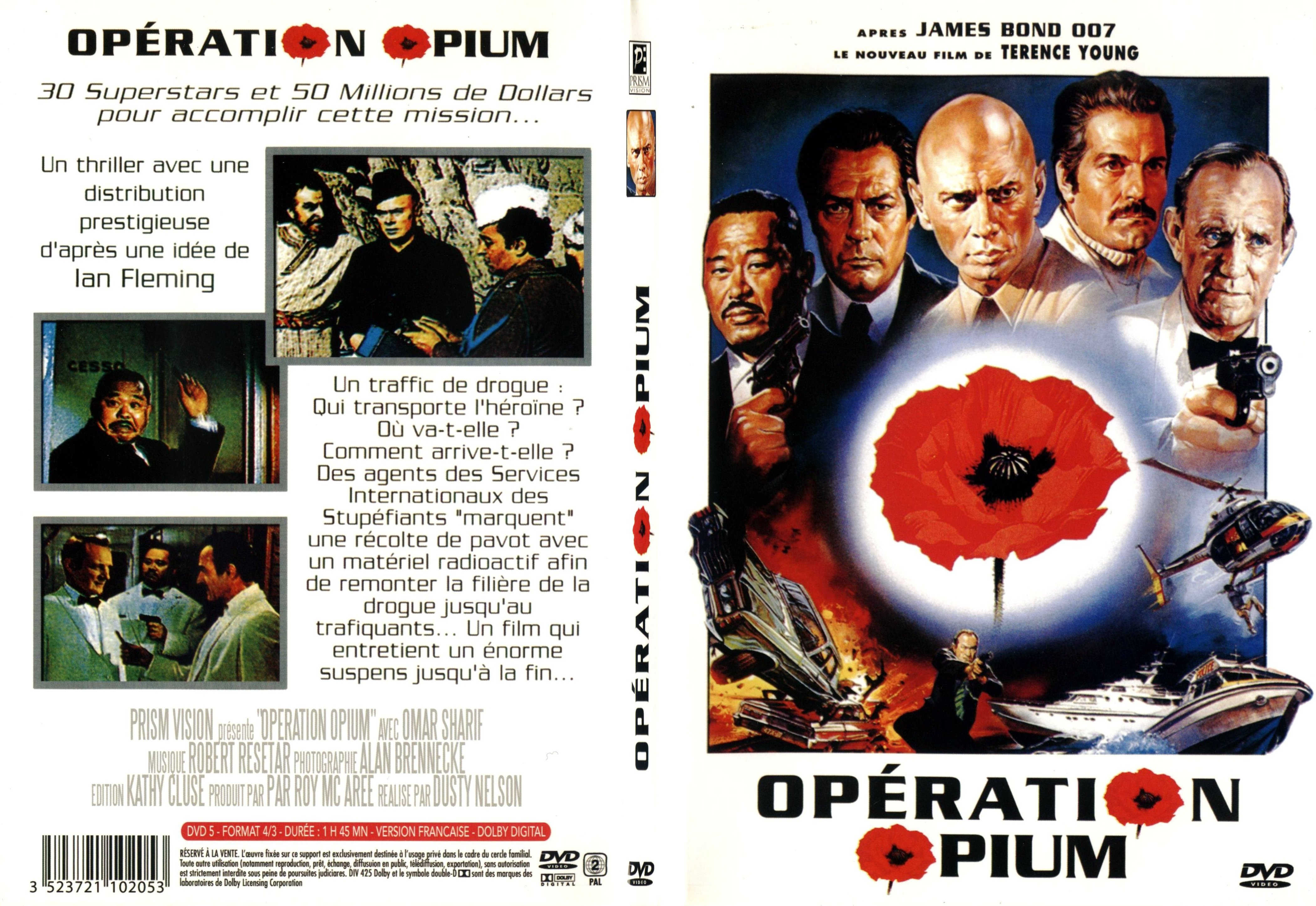 Jaquette DVD Operation opium - SLIM