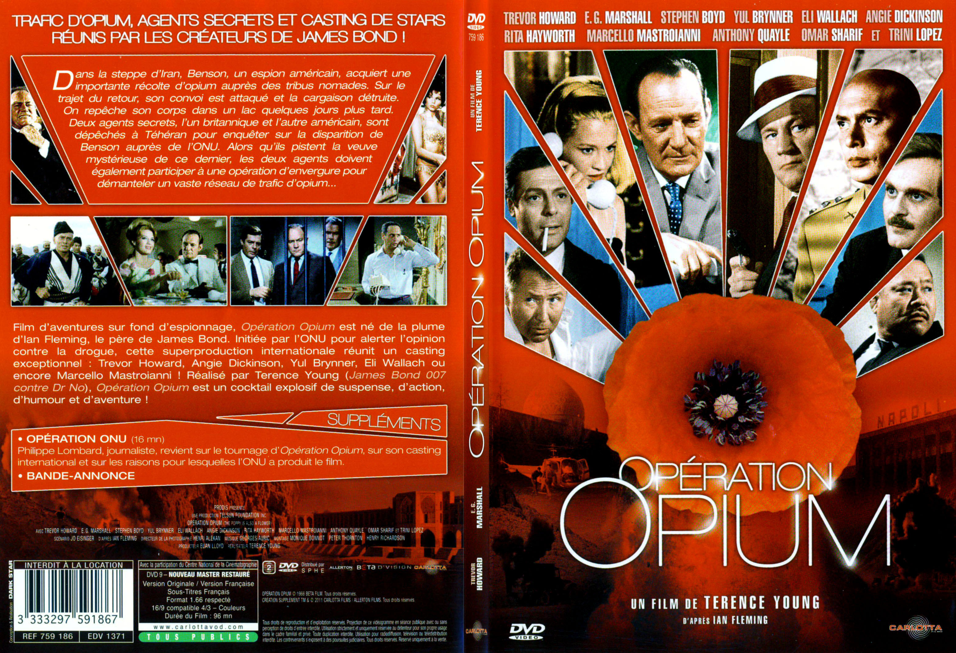Jaquette DVD Operation opium - SLIM v2