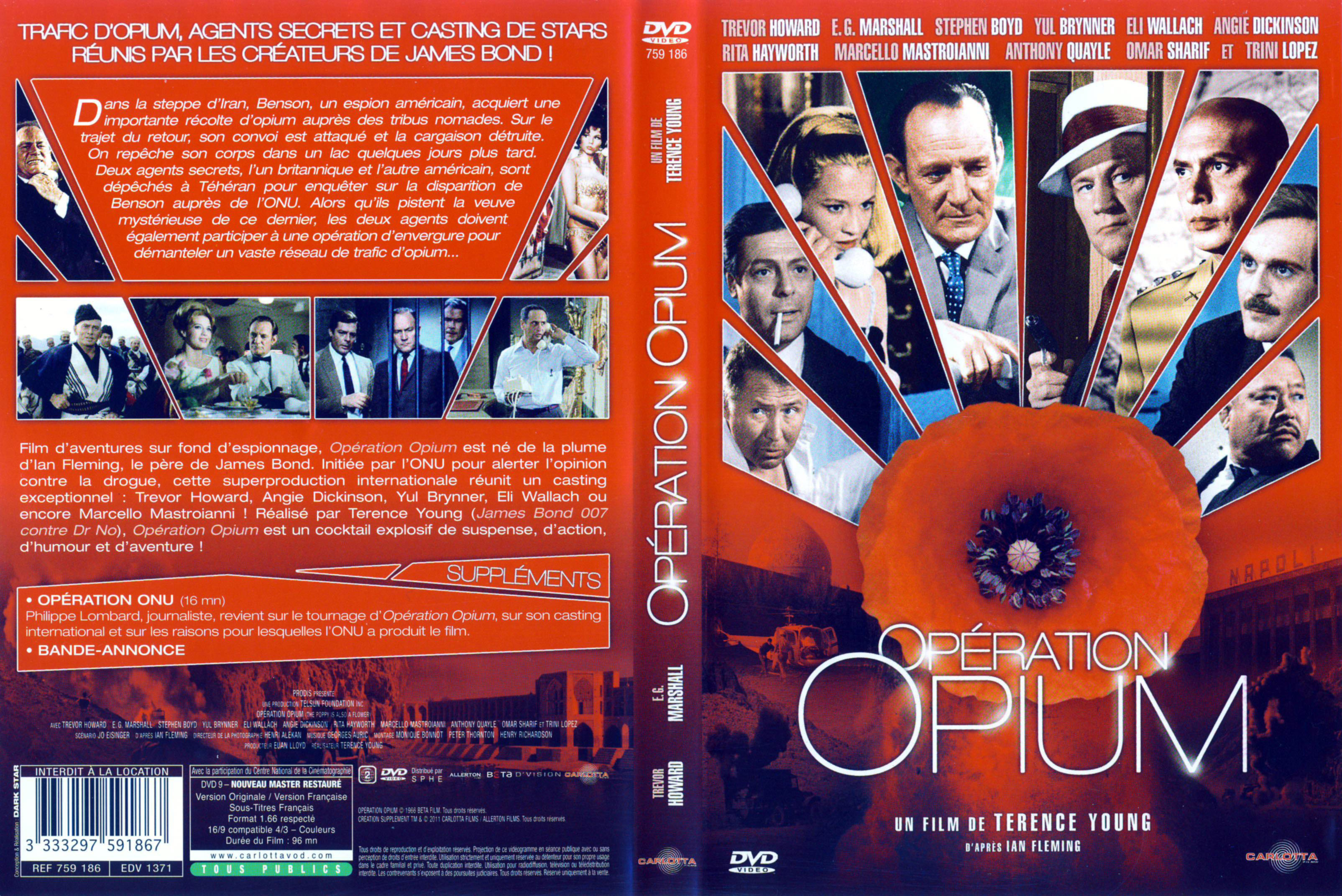 Jaquette DVD Opration opium v2