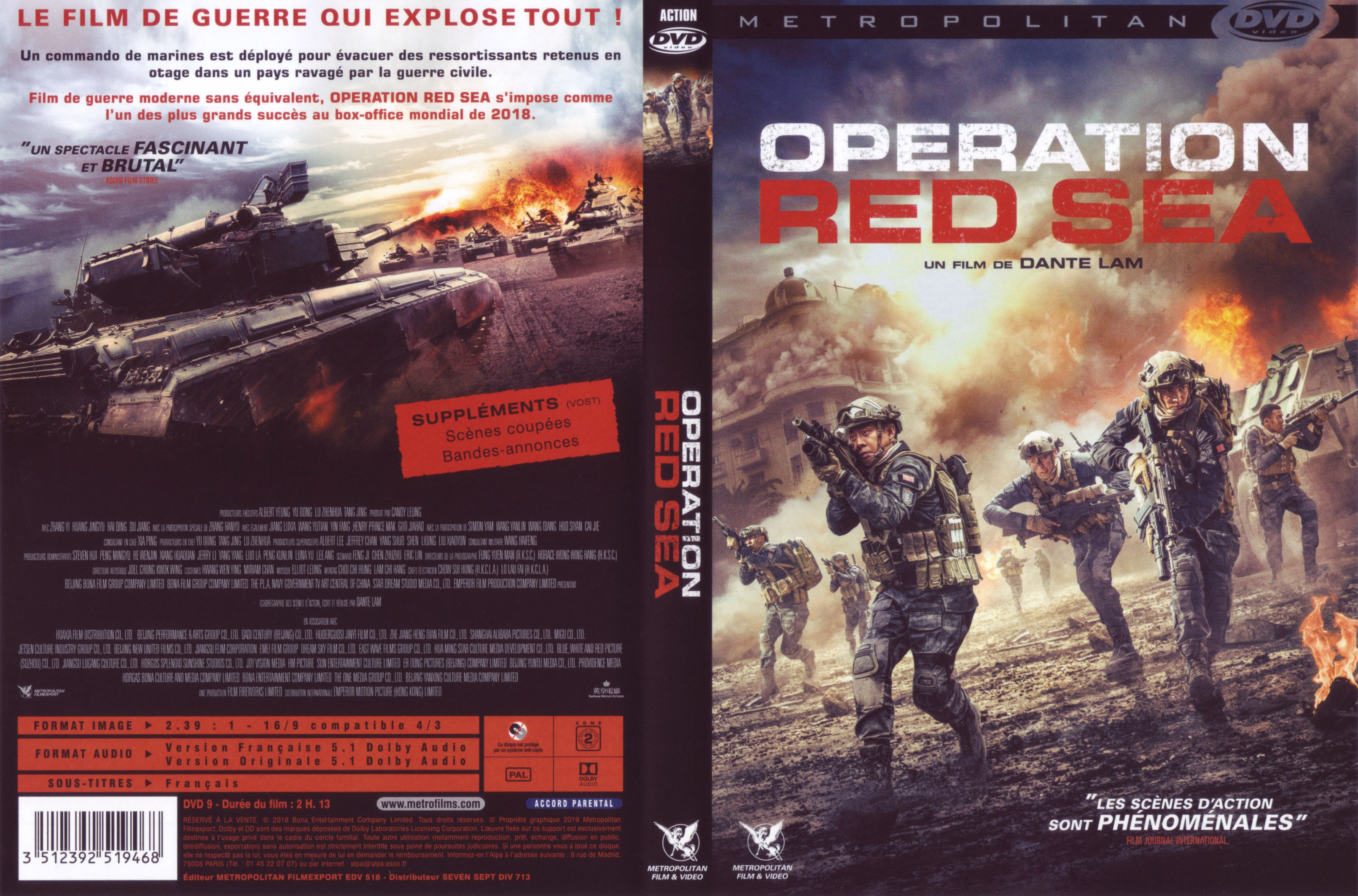 Jaquette DVD Operation red sea