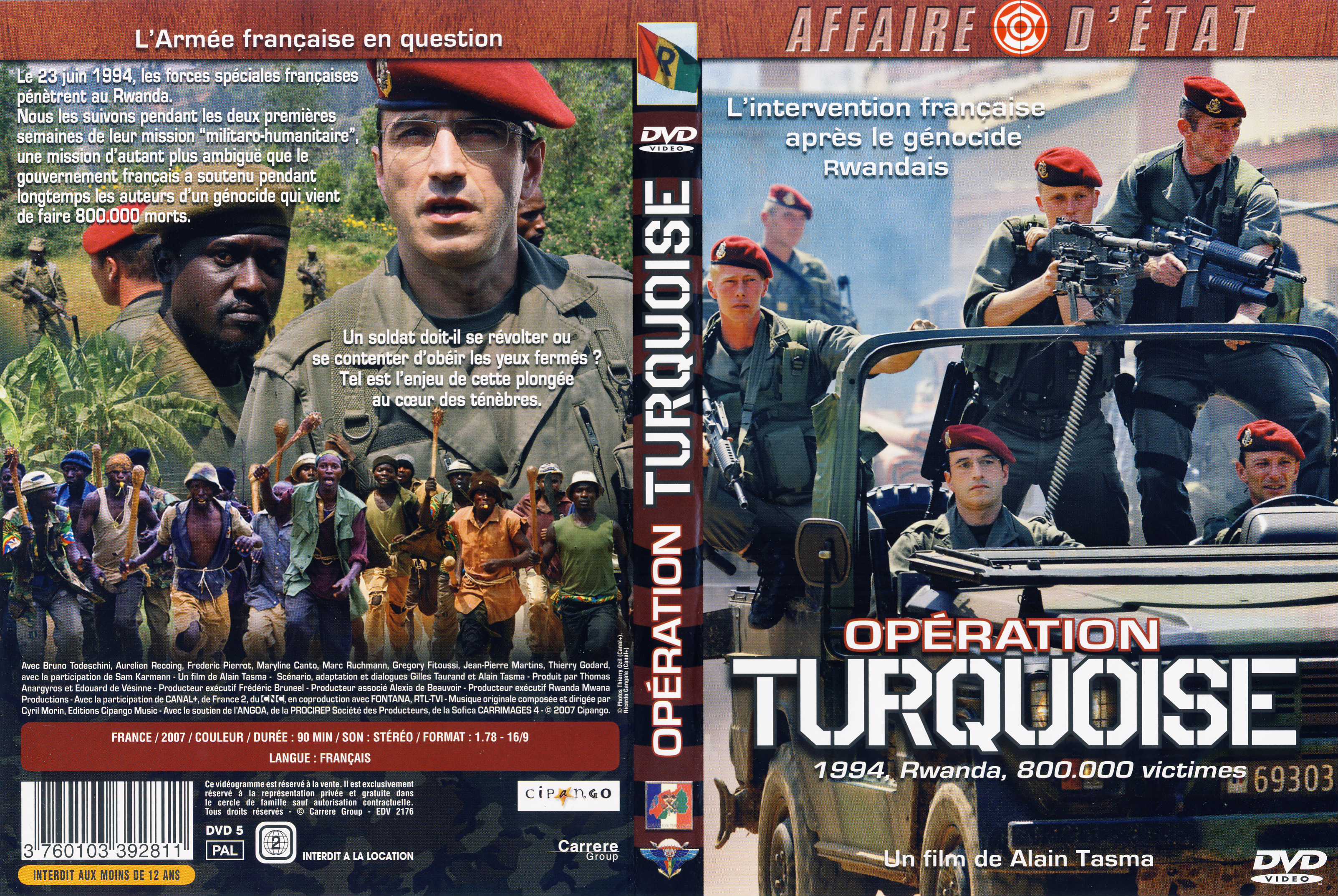 Jaquette DVD Opration turquoise v2