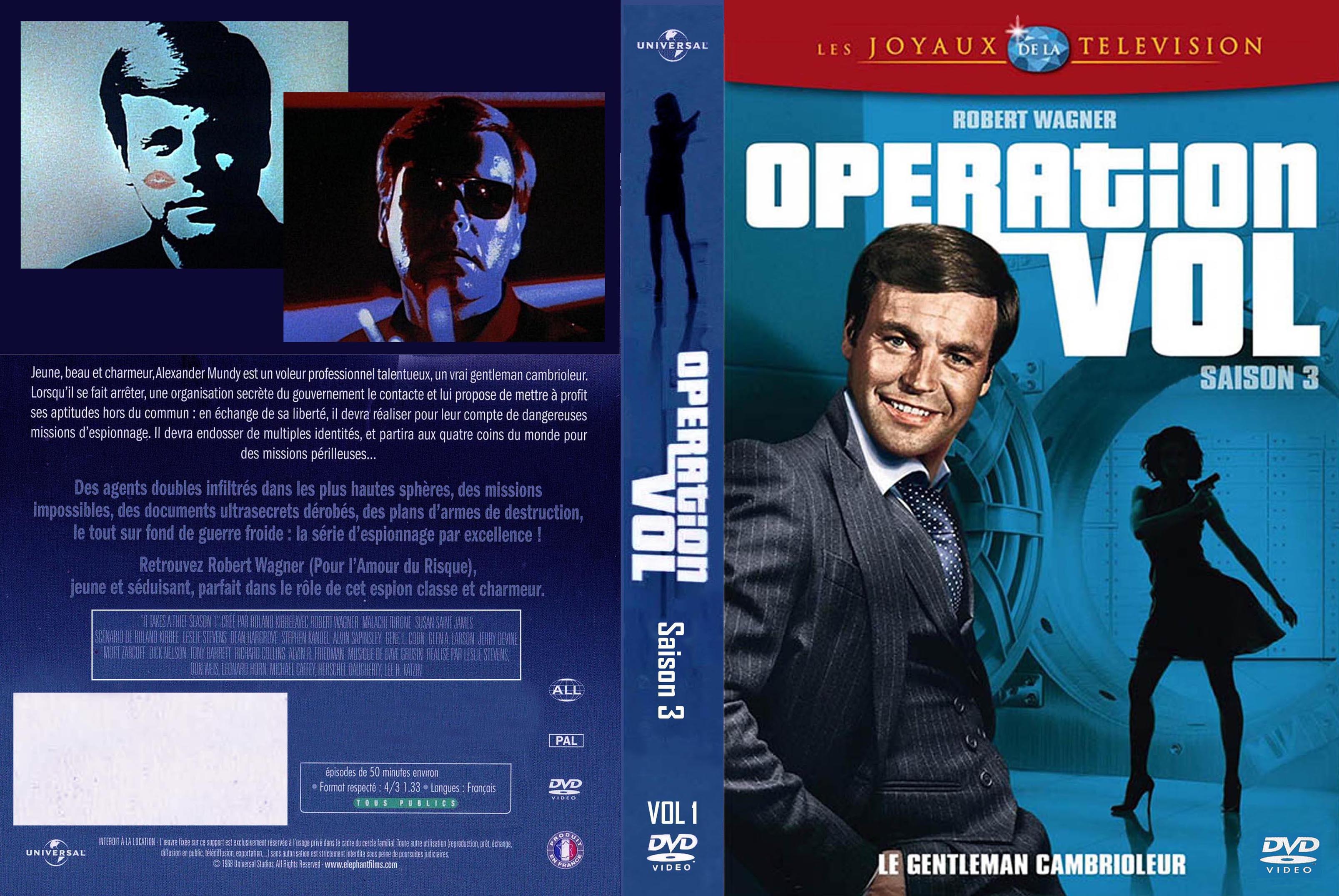 Jaquette DVD Opration vol Saison 3 custom