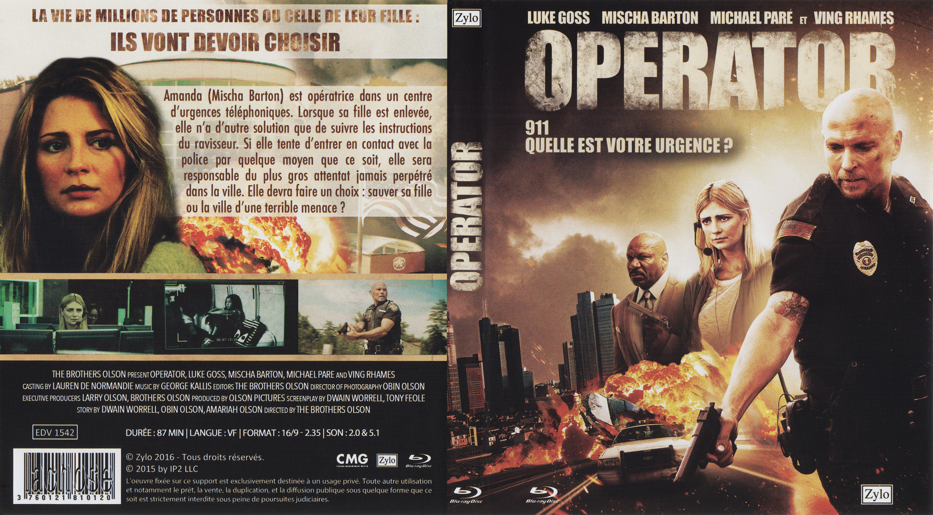 Jaquette DVD Operator (BLU-RAY)