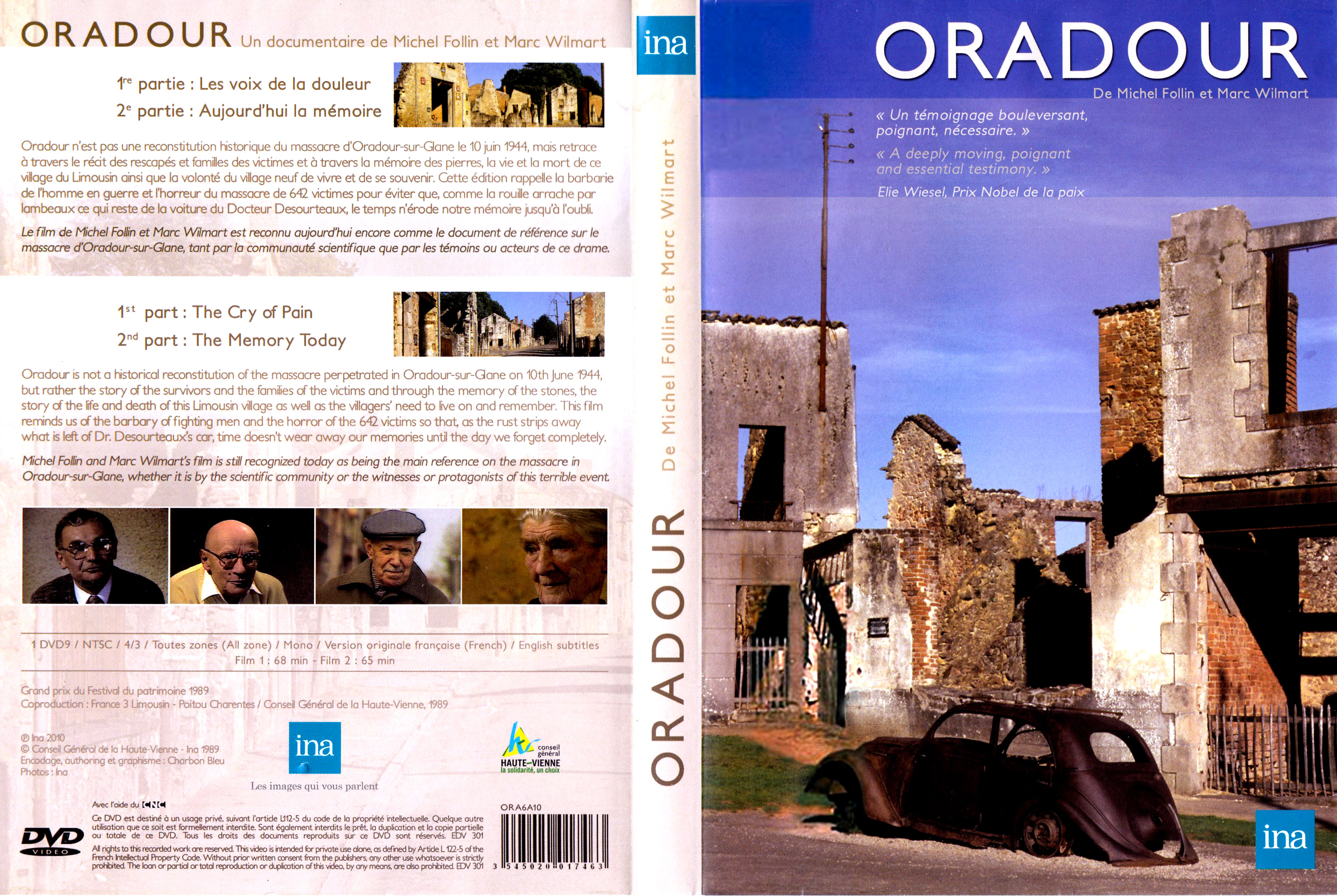 Jaquette DVD Oradour