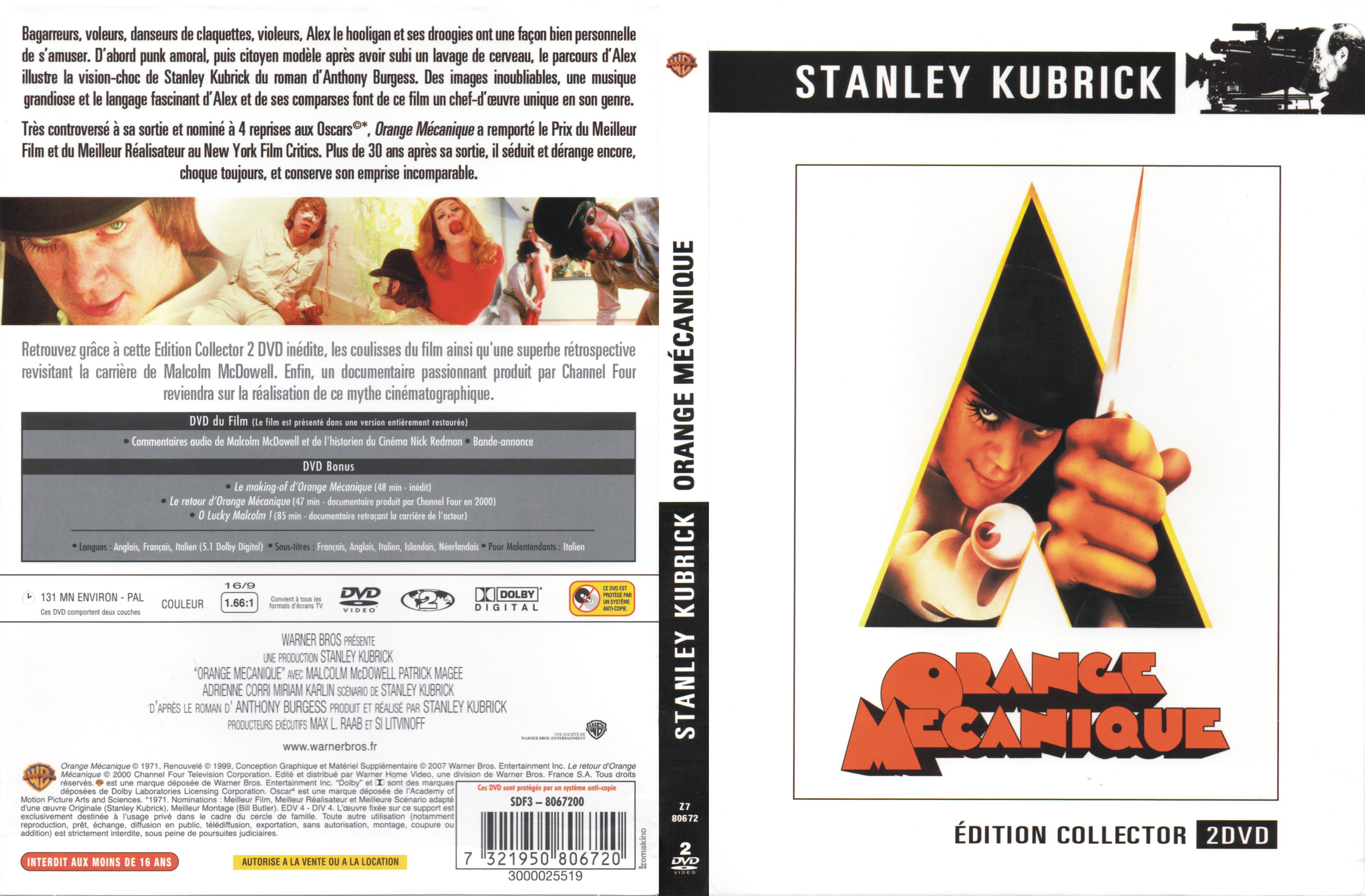 Jaquette DVD Orange mcanique v3