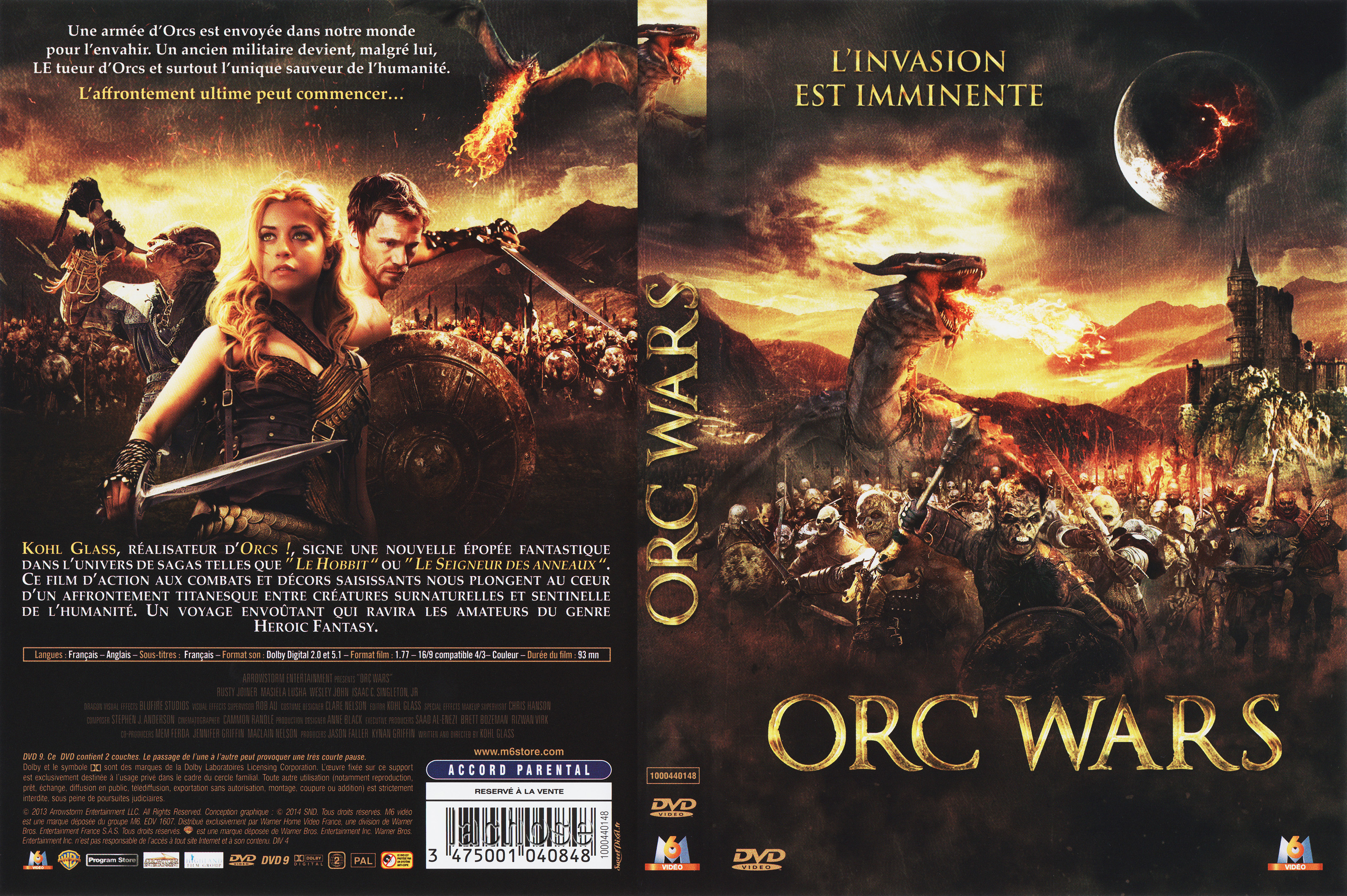Jaquette DVD Orc wars