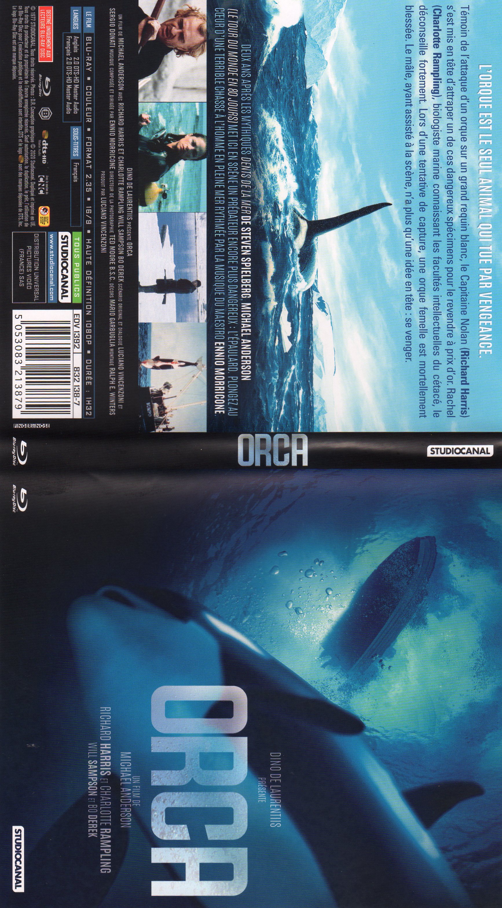 Jaquette DVD Orca (BLU-RAY)
