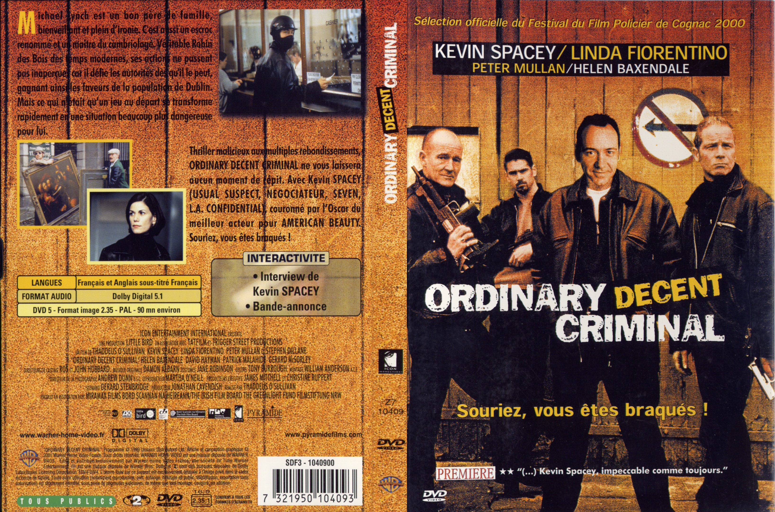 Jaquette DVD Ordinary decent criminal