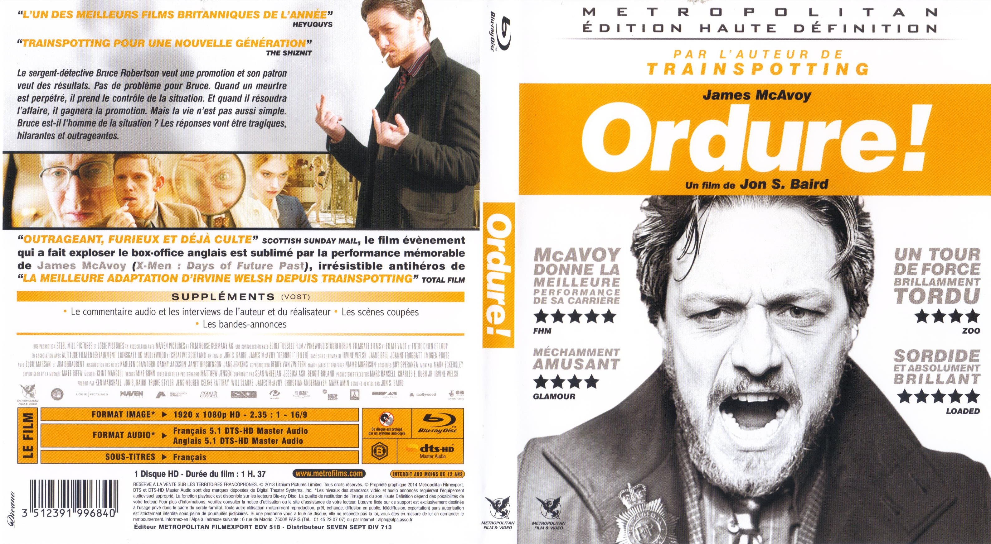 Jaquette DVD Ordure ! (BLU-RAY)