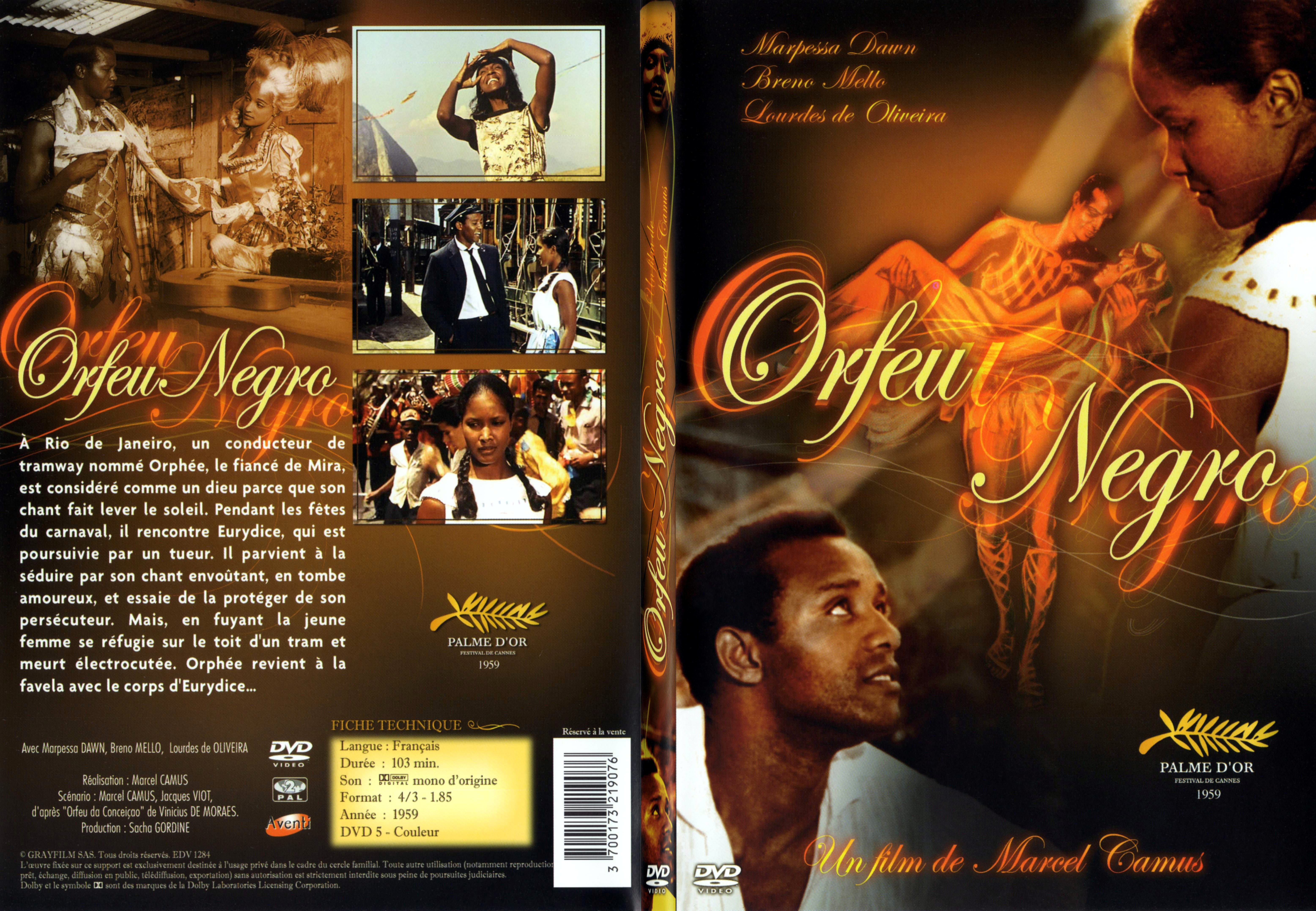 Jaquette DVD Orfeu negro - SLIM